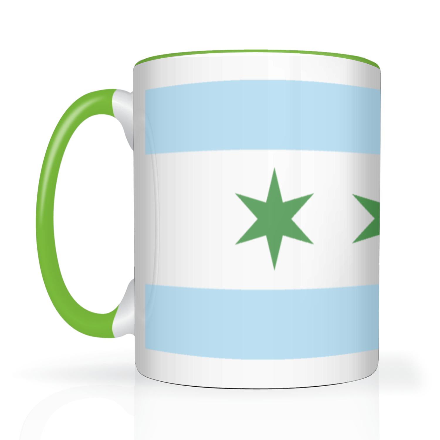 Chicago Flag St. Patty’s 2 Tone 15oz Mug