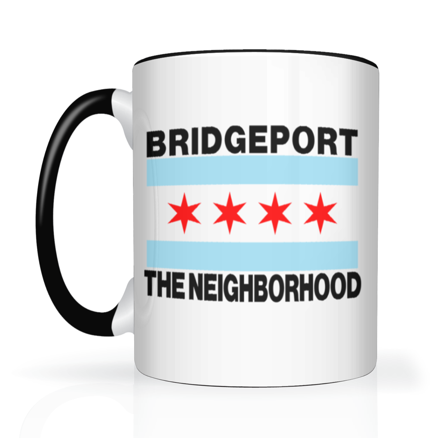 Chicago Flag Bridgeport 2 Tone 15oz Mug