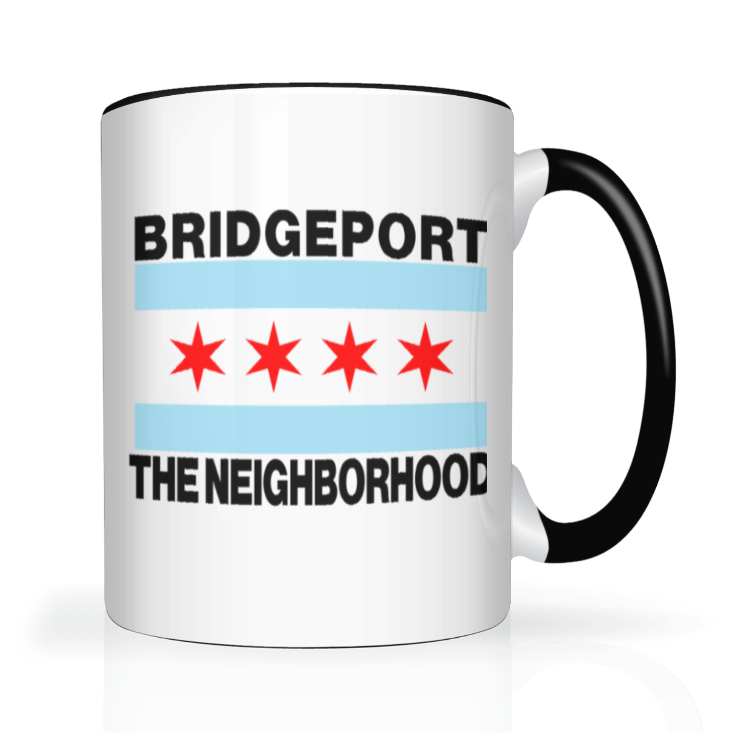 Chicago Flag Bridgeport 2 Tone 15oz Mug