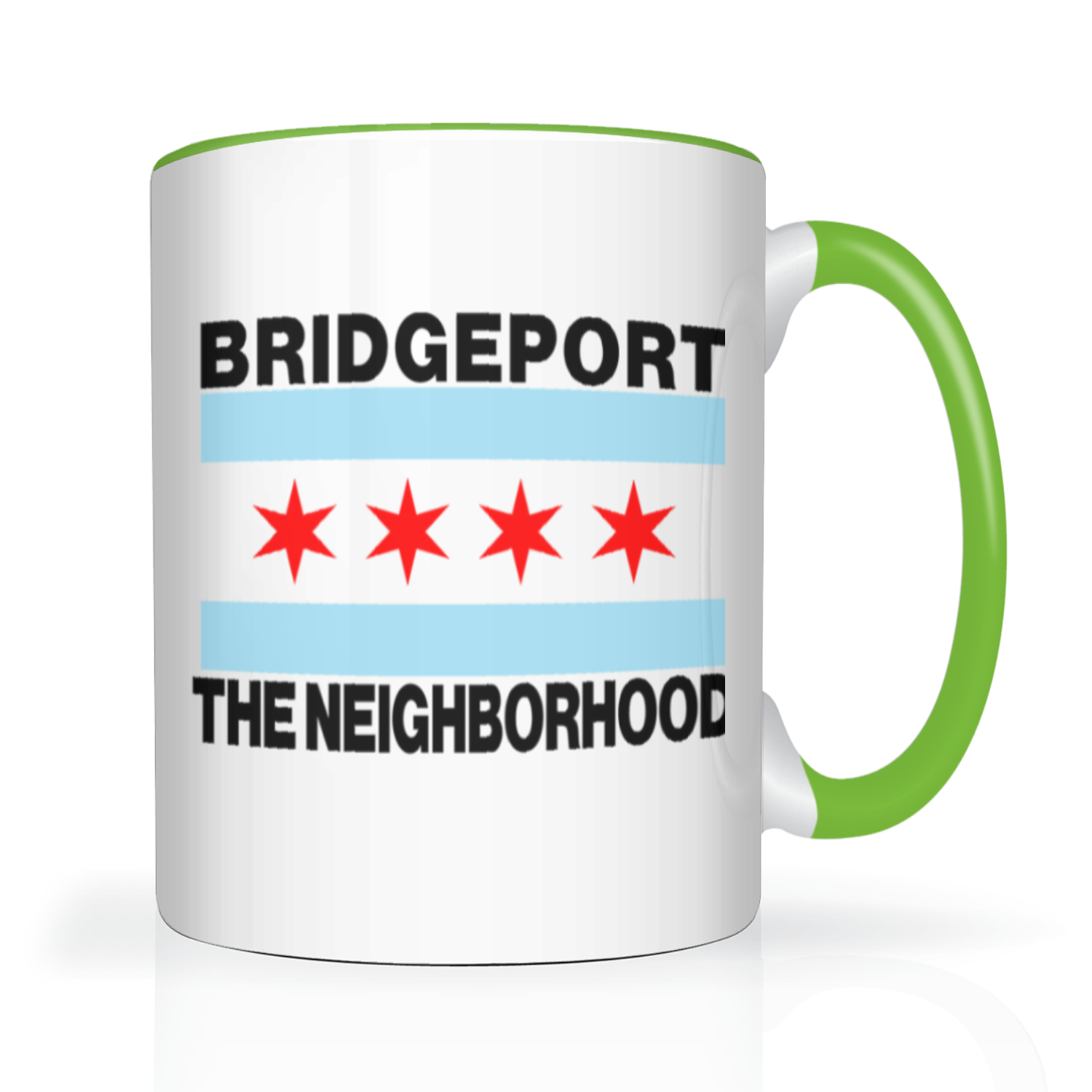 Chicago Flag Bridgeport 2 Tone 15oz Mug