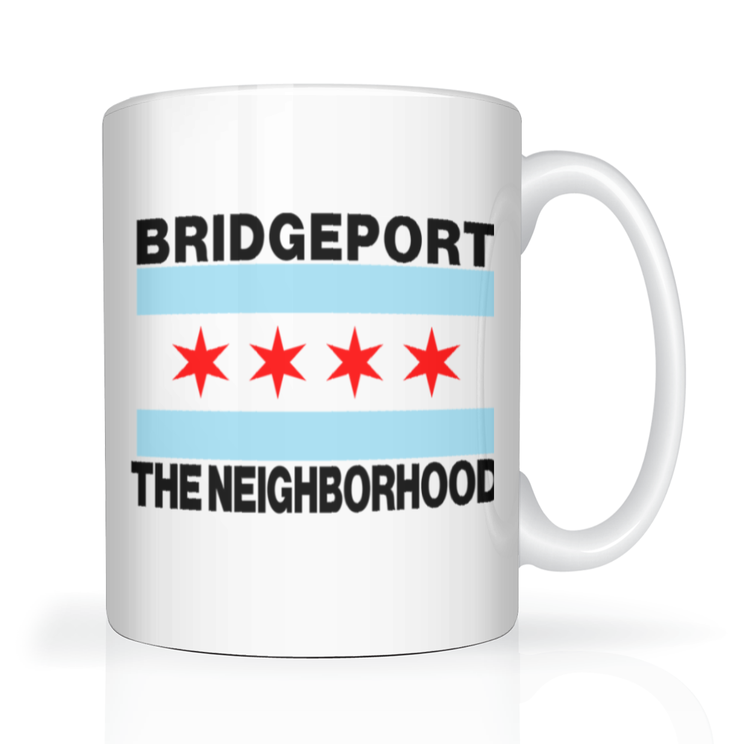 Chicago Flag Bridgeport 2 Tone 15oz Mug
