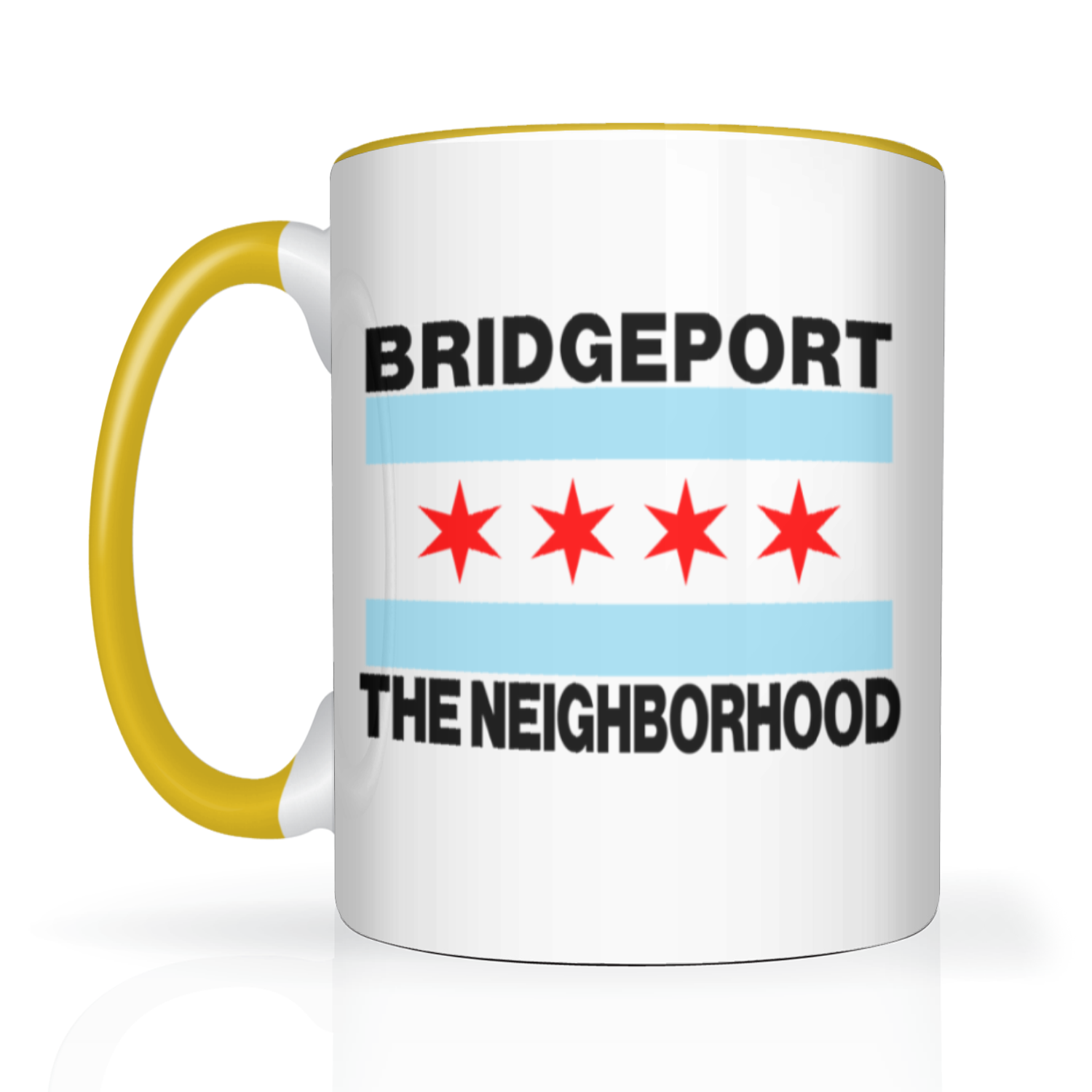 Chicago Flag Bridgeport 2 Tone 15oz Mug