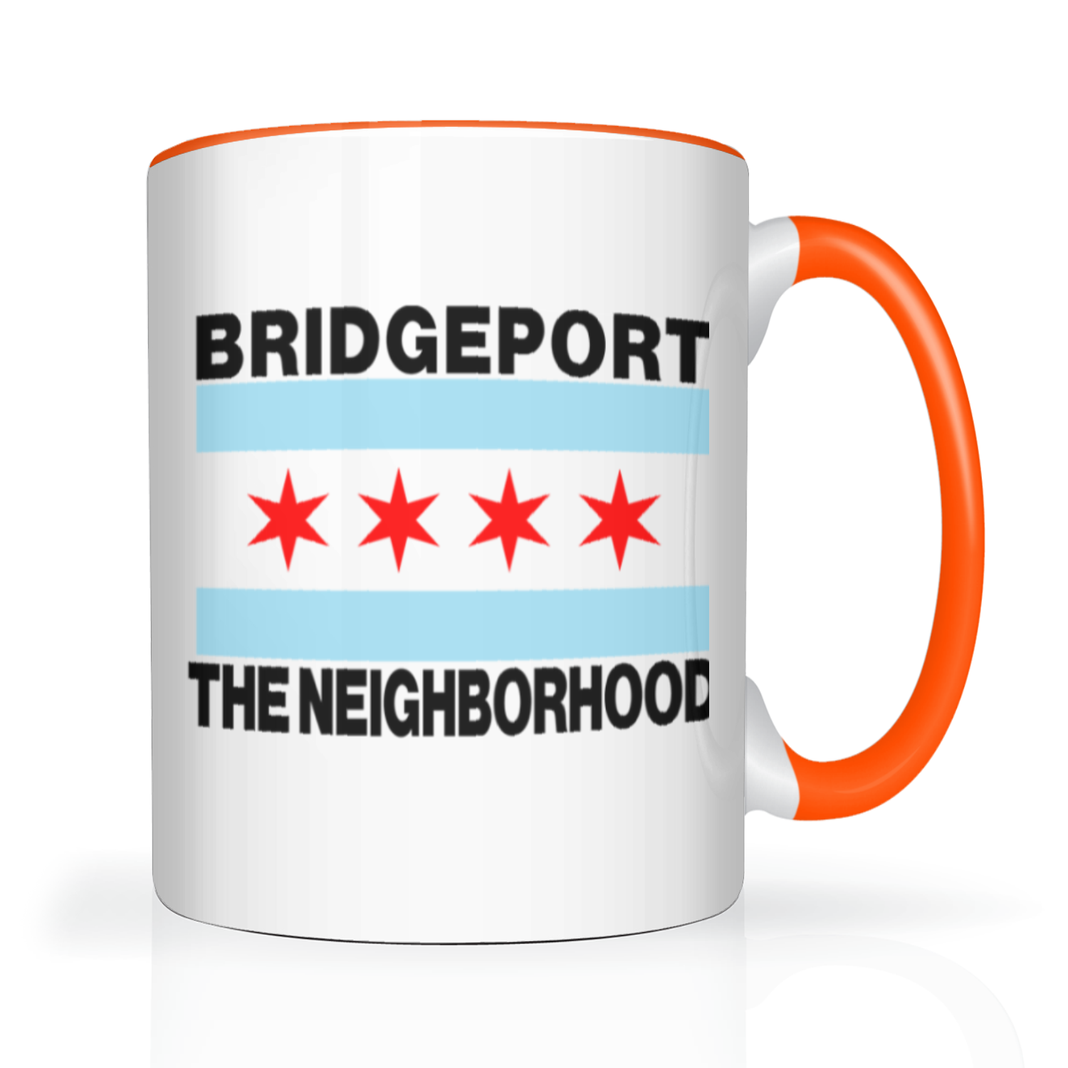 Chicago Flag Bridgeport 2 Tone 15oz Mug