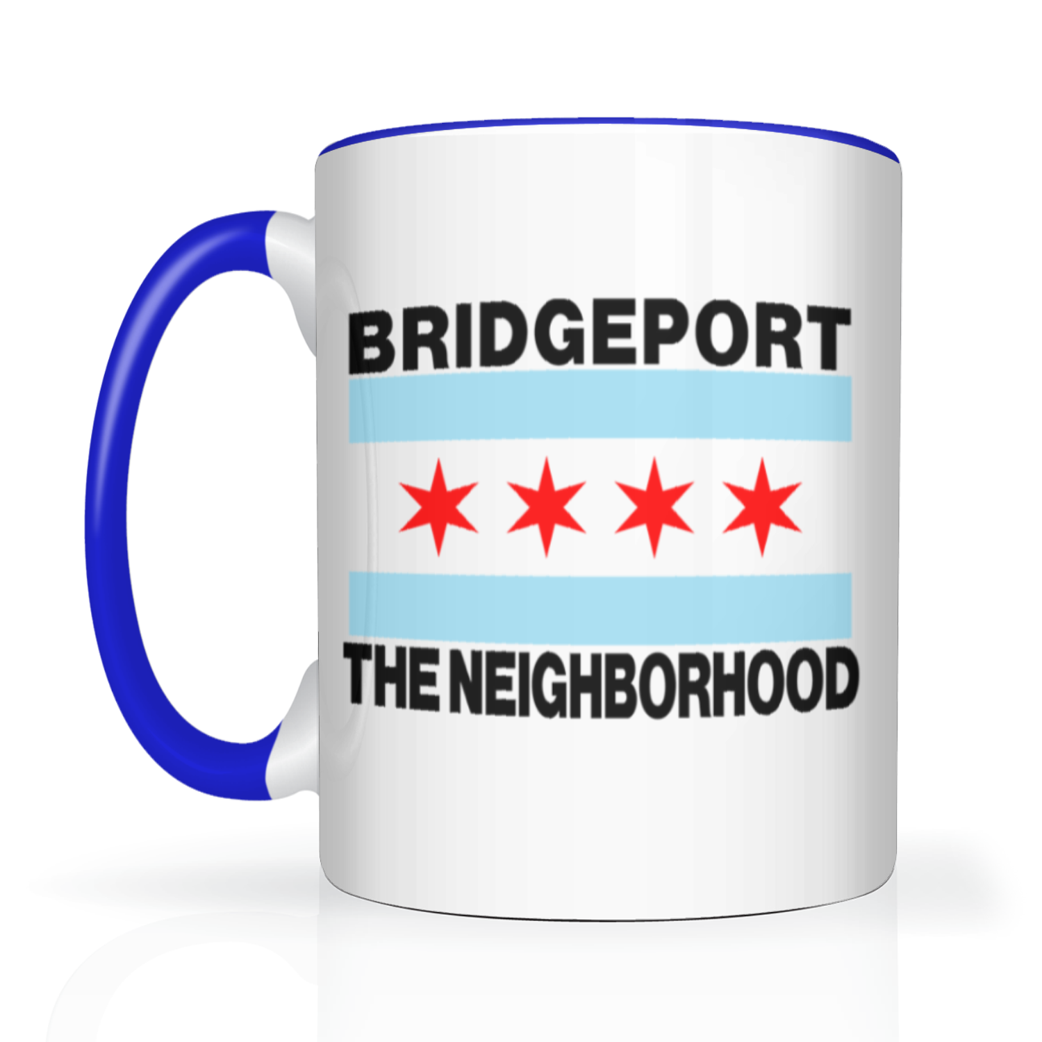 Chicago Flag Bridgeport 2 Tone 15oz Mug