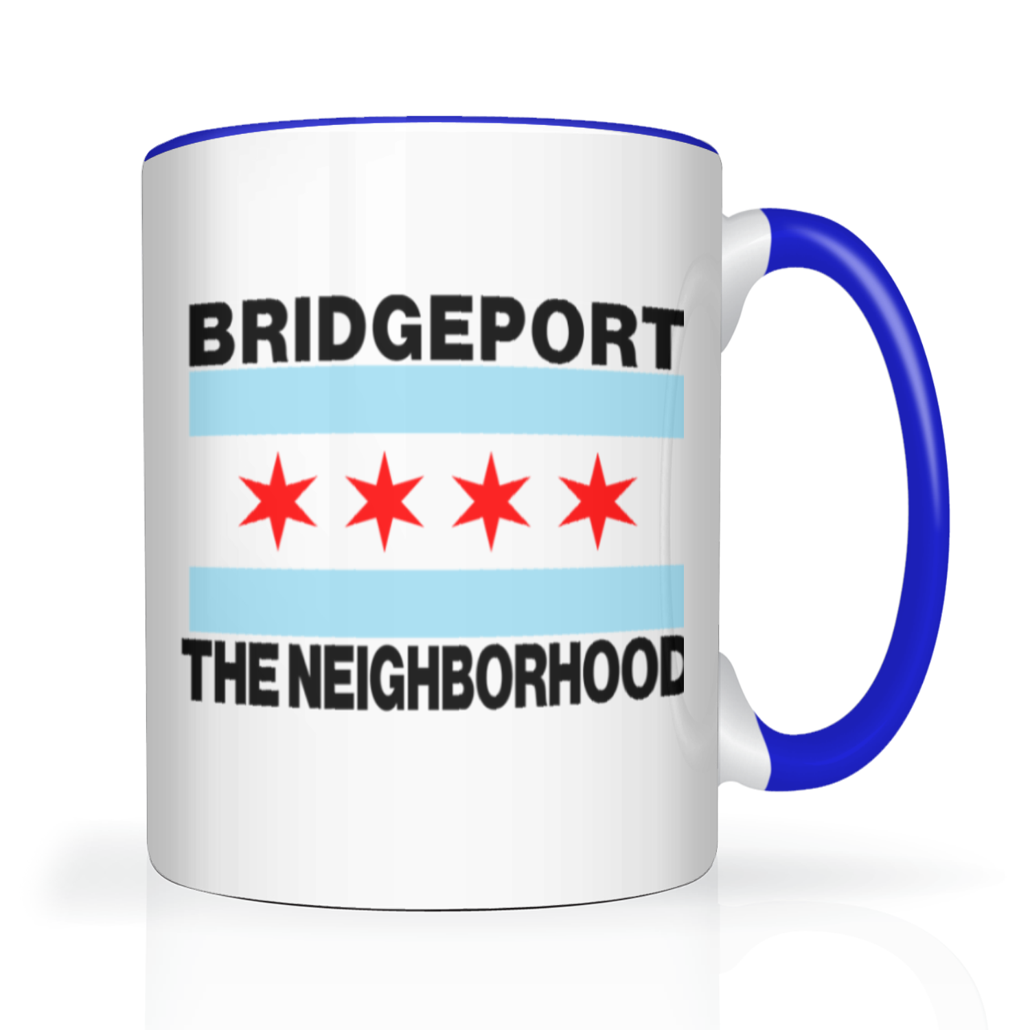 Chicago Flag Bridgeport 2 Tone 15oz Mug