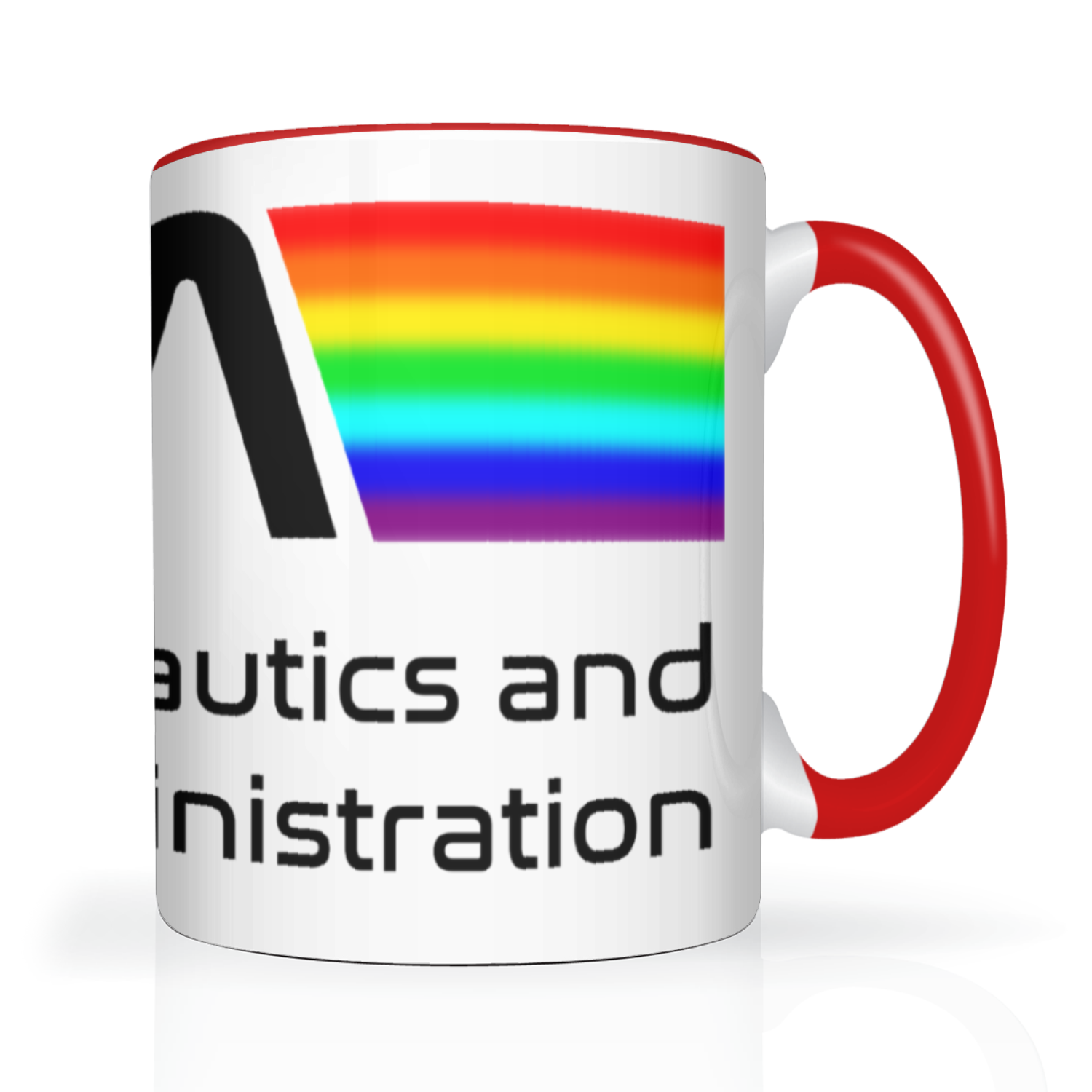 NASA Space Logo 2 Tone 15oz Mug