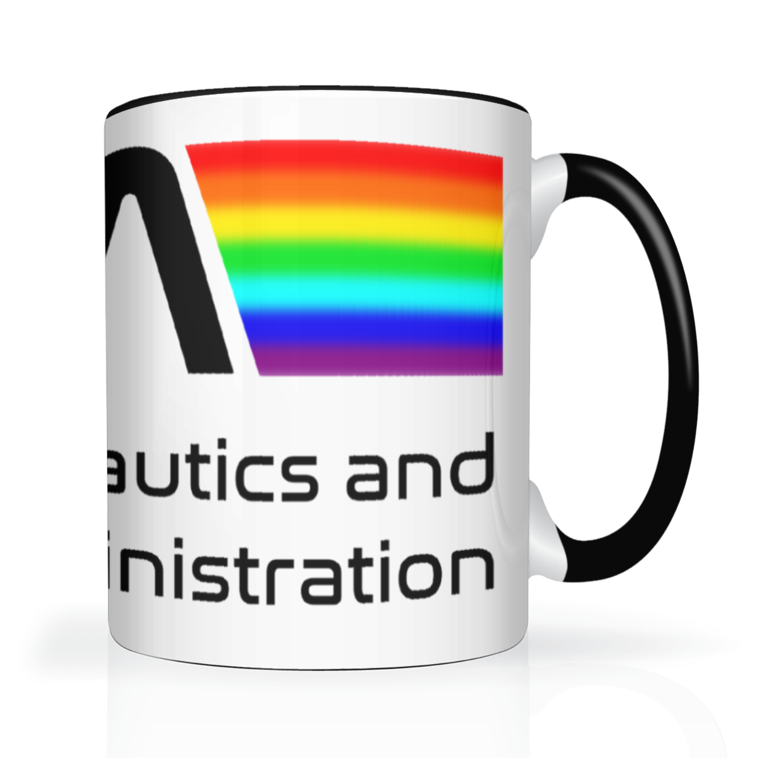 NASA Space Logo 2 Tone 15oz Mug