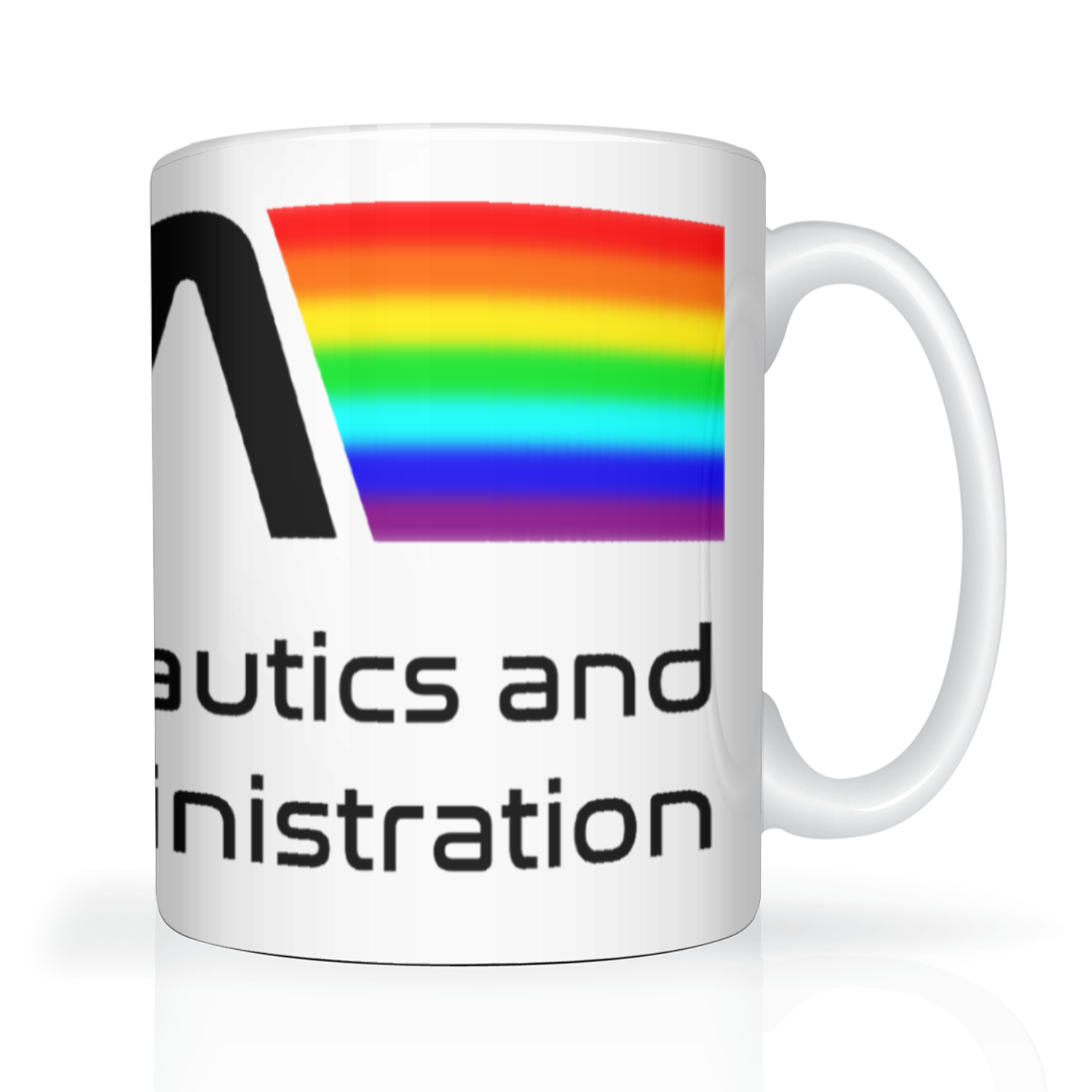 NASA Space Logo 2 Tone 15oz Mug