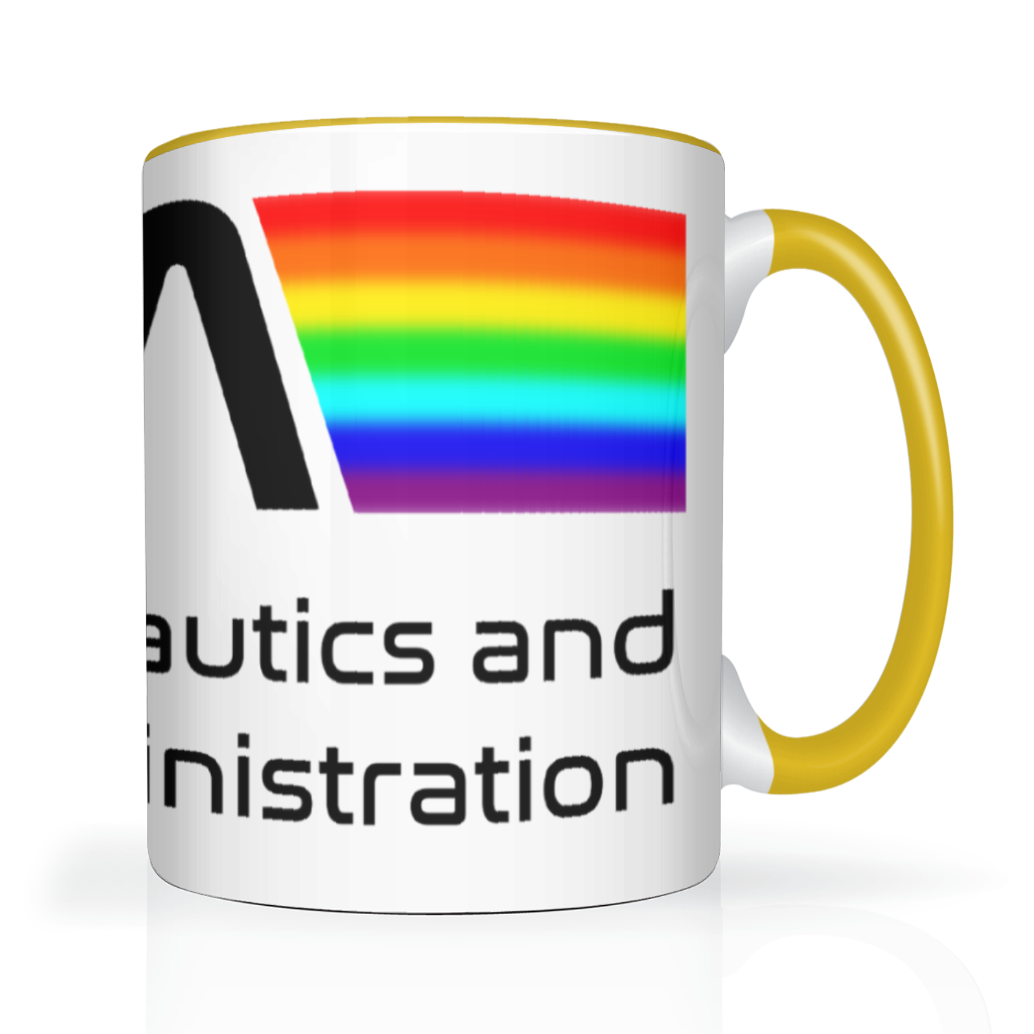 NASA Space Logo 2 Tone 15oz Mug