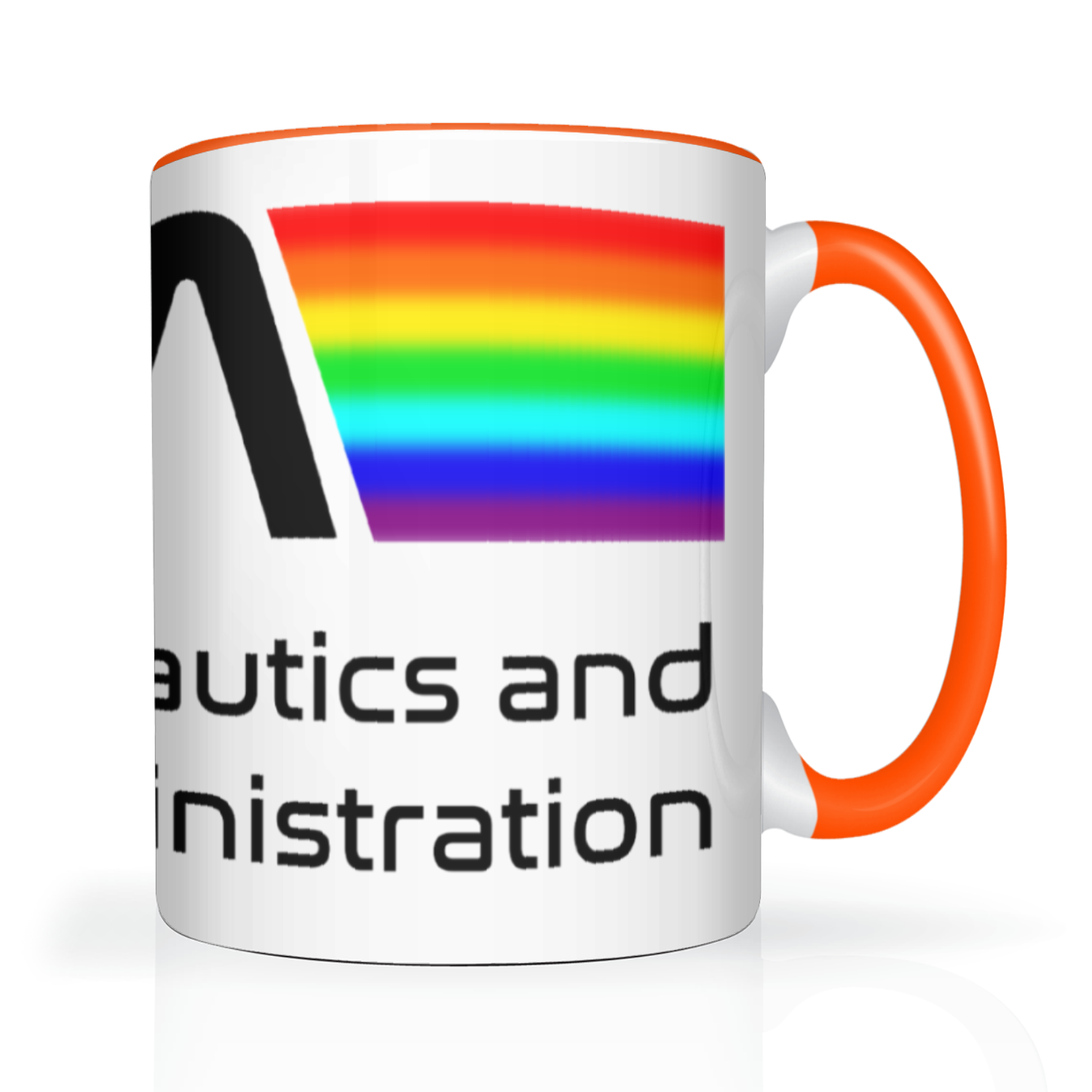 NASA Space Logo 2 Tone 15oz Mug