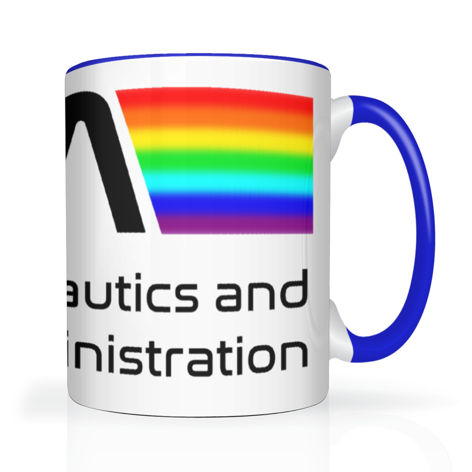 NASA Space Logo 2 Tone 15oz Mug