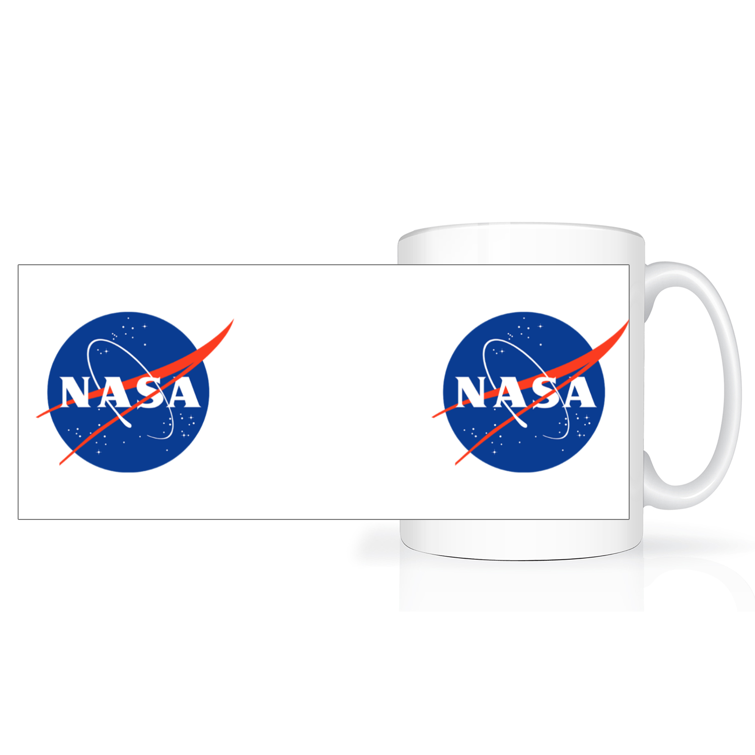 NASA Circle Logo 2 Tone 15oz Mug