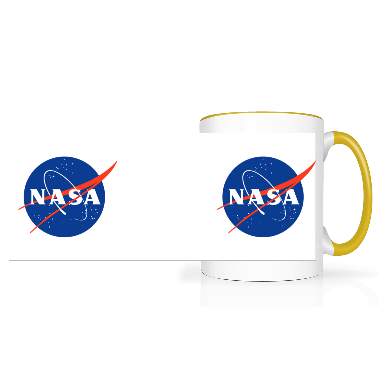 NASA Circle Logo 2 Tone 15oz Mug