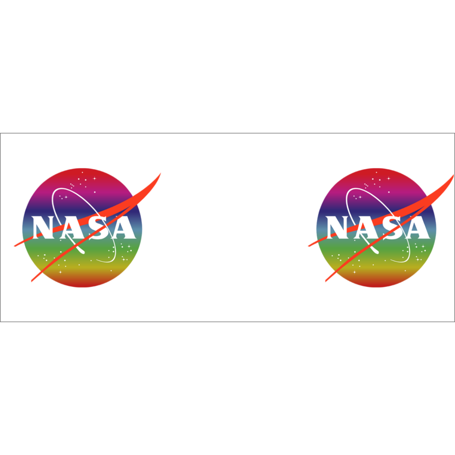 NASA Rainbow 2 Tone 15oz Mug