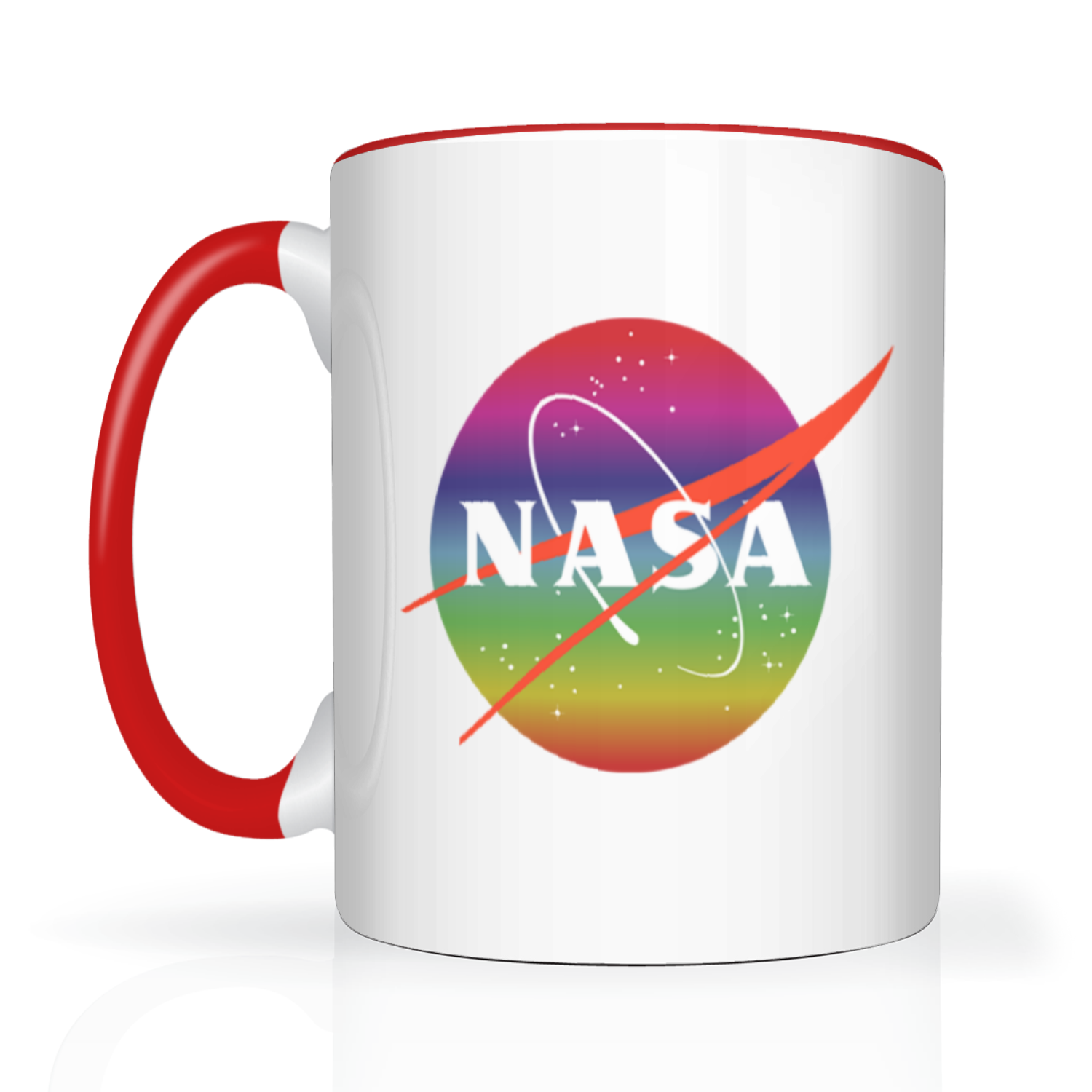 NASA Rainbow 2 Tone 15oz Mug