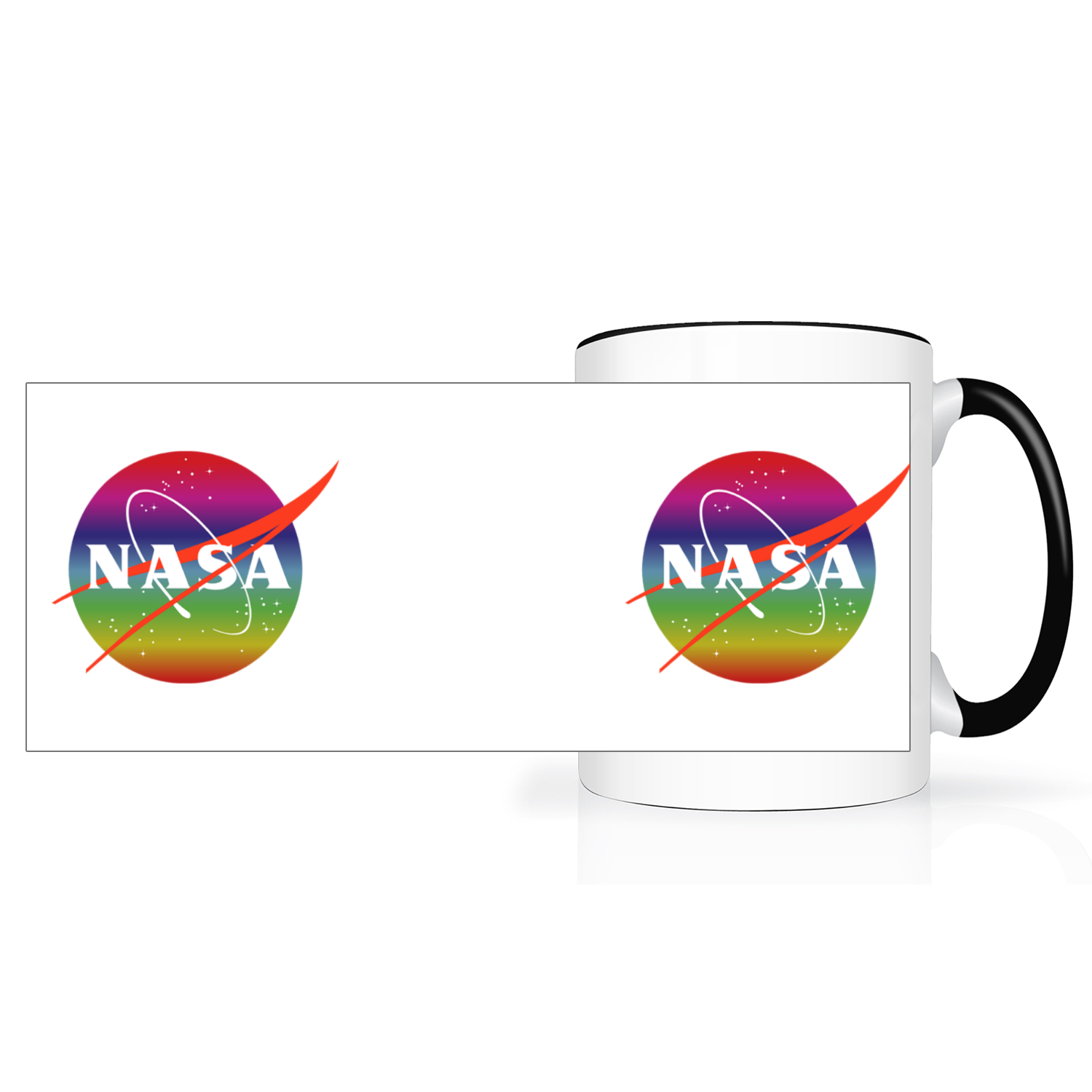 NASA Rainbow 2 Tone 15oz Mug