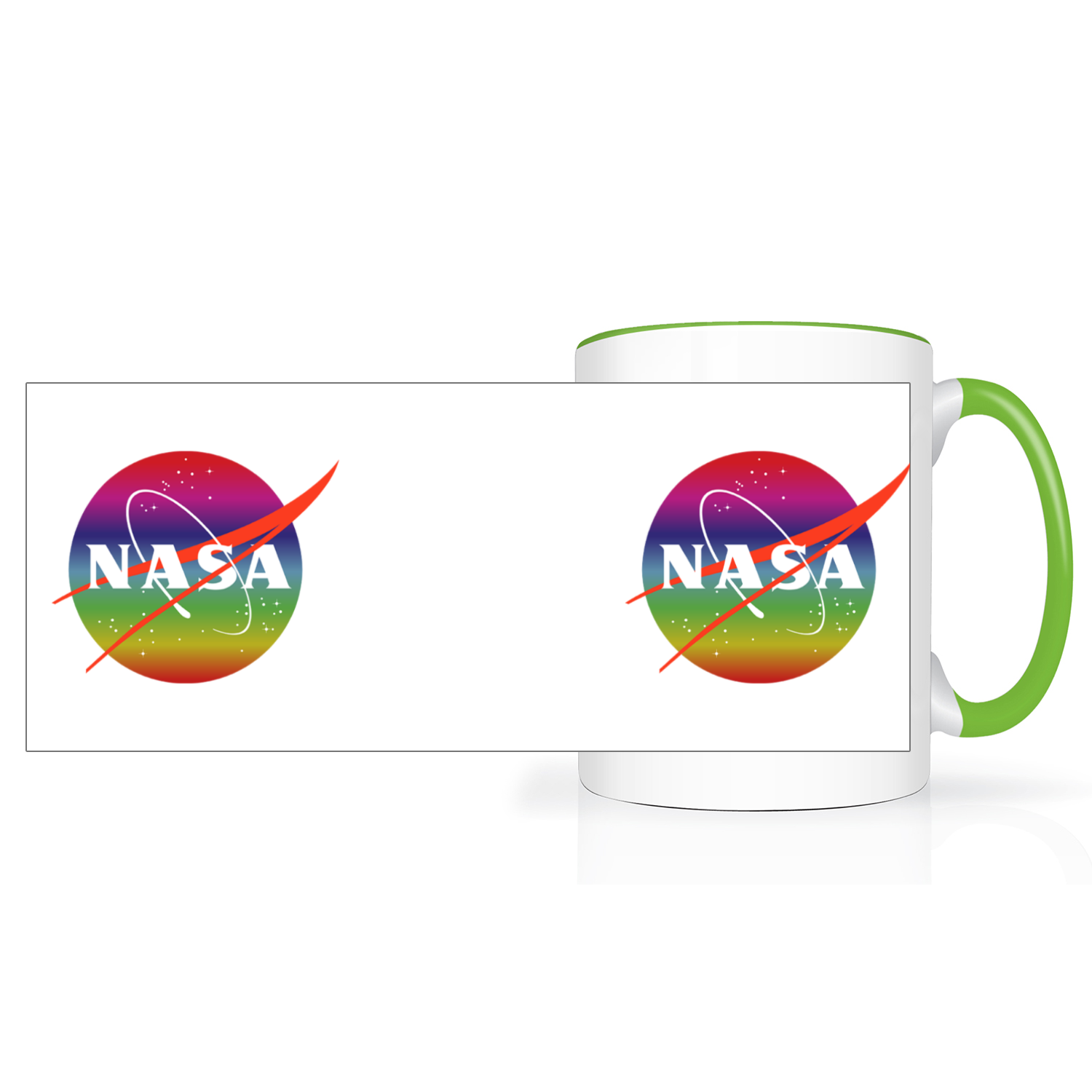NASA Rainbow 2 Tone 15oz Mug