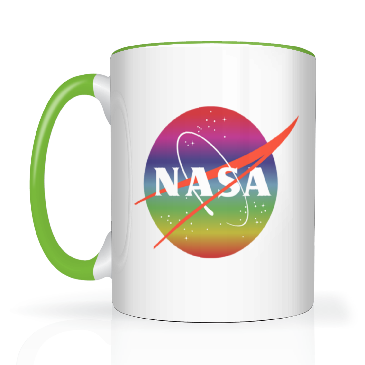 NASA Rainbow 2 Tone 15oz Mug