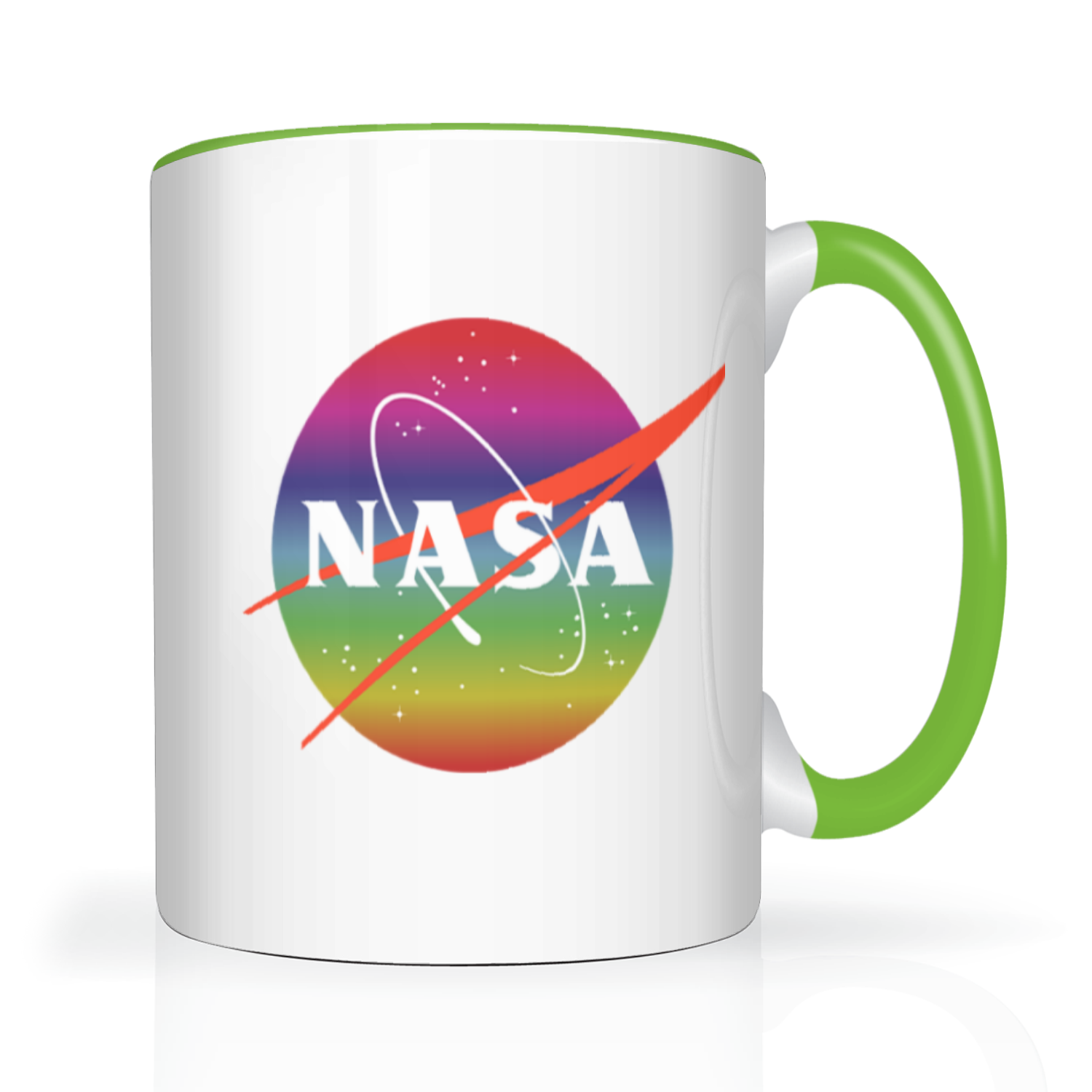 NASA Rainbow 2 Tone 15oz Mug