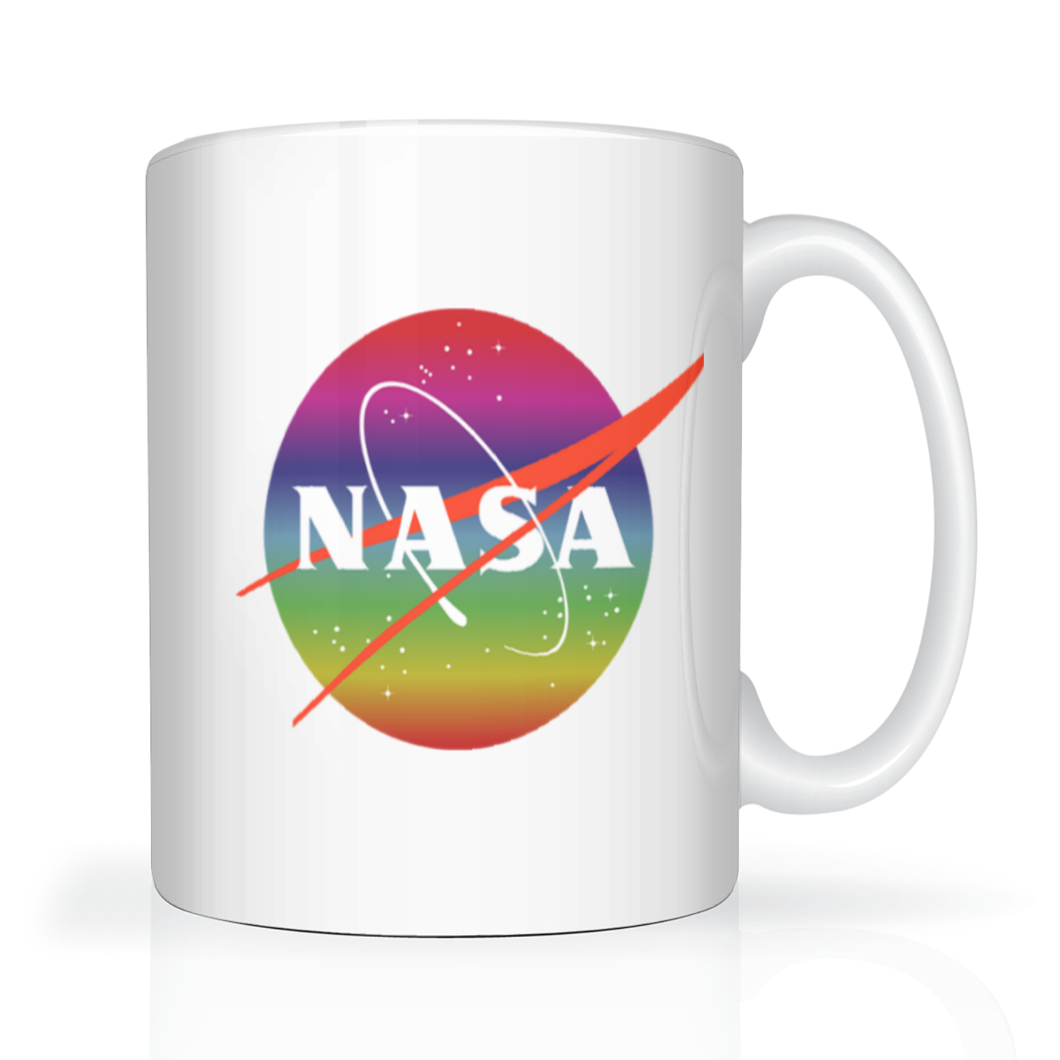 NASA Rainbow 2 Tone 15oz Mug