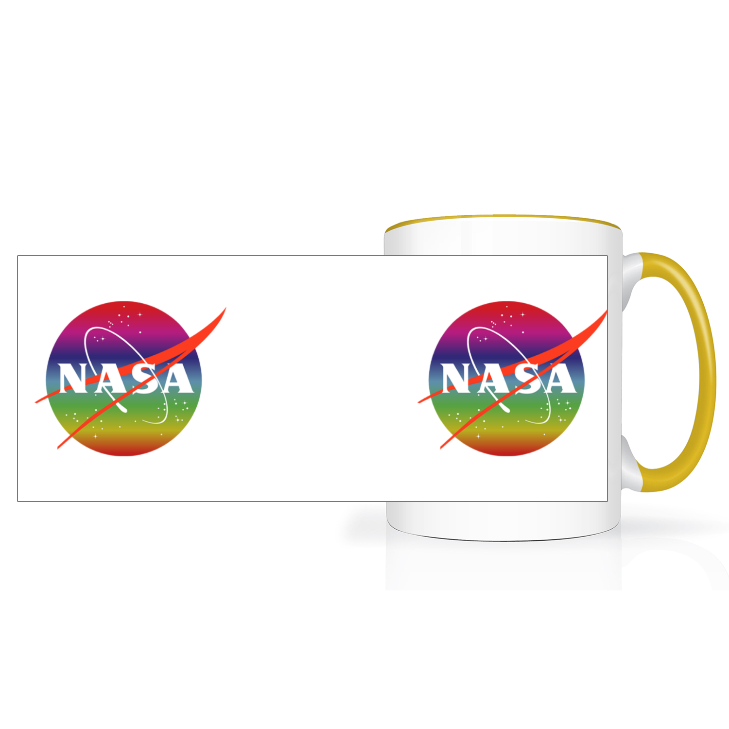 NASA Rainbow 2 Tone 15oz Mug