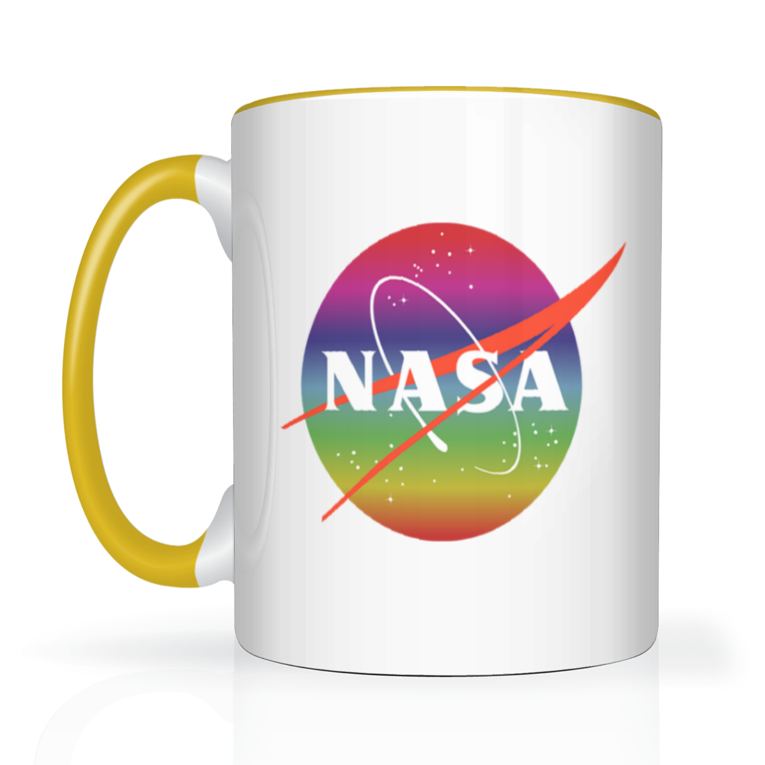 NASA Rainbow 2 Tone 15oz Mug