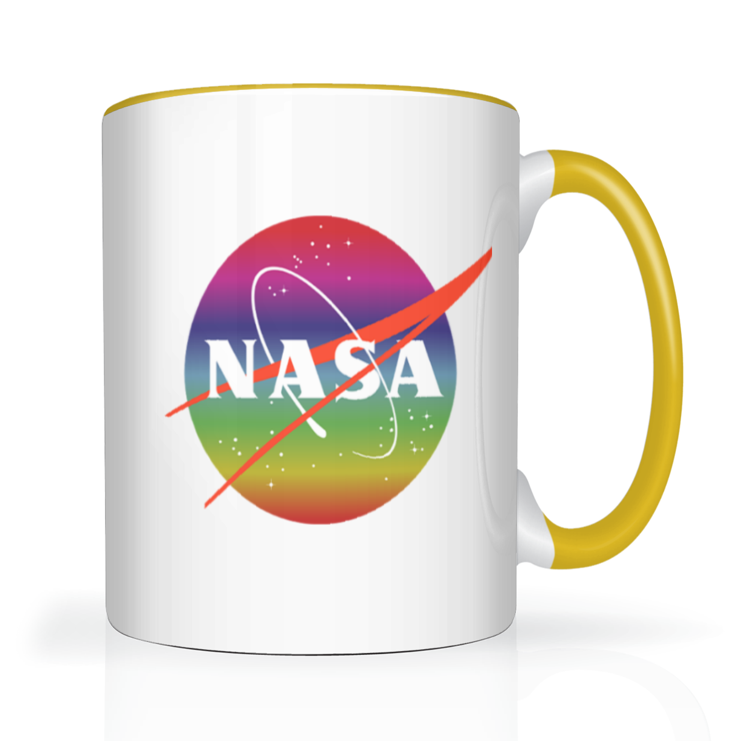 NASA Rainbow 2 Tone 15oz Mug
