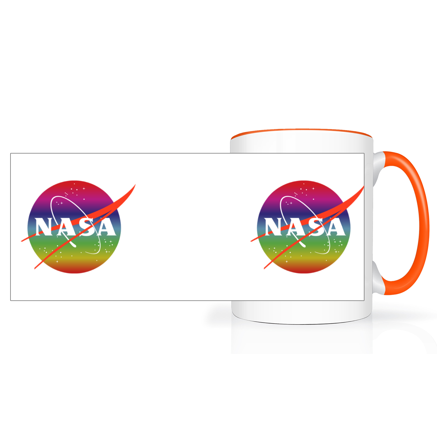 NASA Rainbow 2 Tone 15oz Mug
