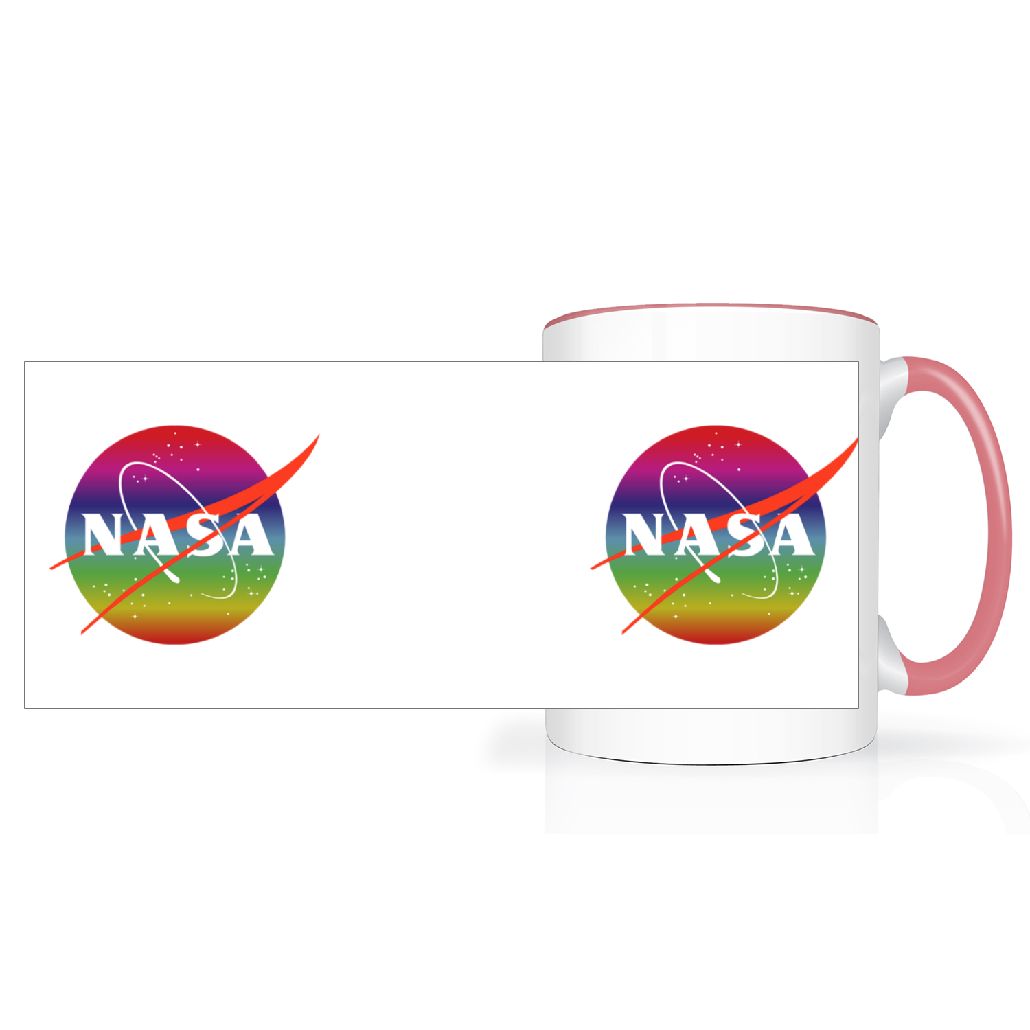 NASA Rainbow 2 Tone 15oz Mug