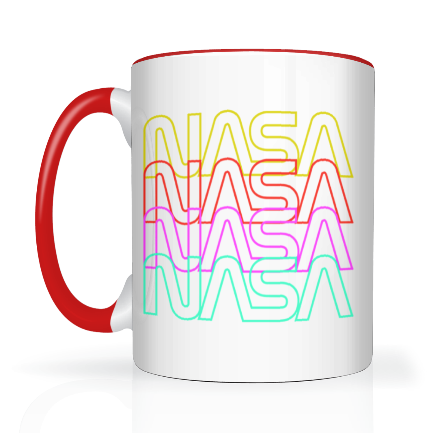 NASA Worm 2 Tone 15oz Mug
