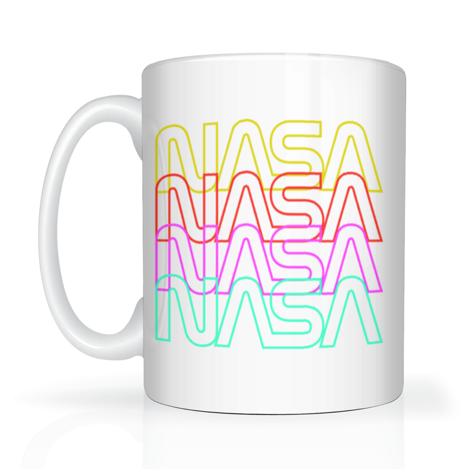 NASA Worm 2 Tone 15oz Mug