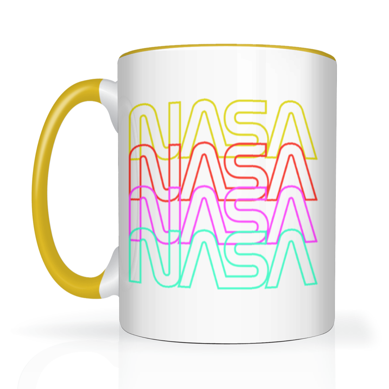 NASA Worm 2 Tone 15oz Mug