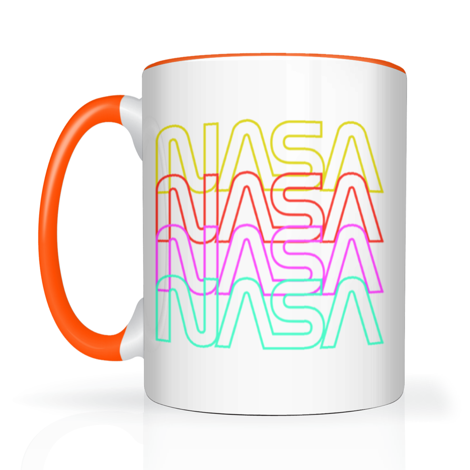 NASA Worm 2 Tone 15oz Mug