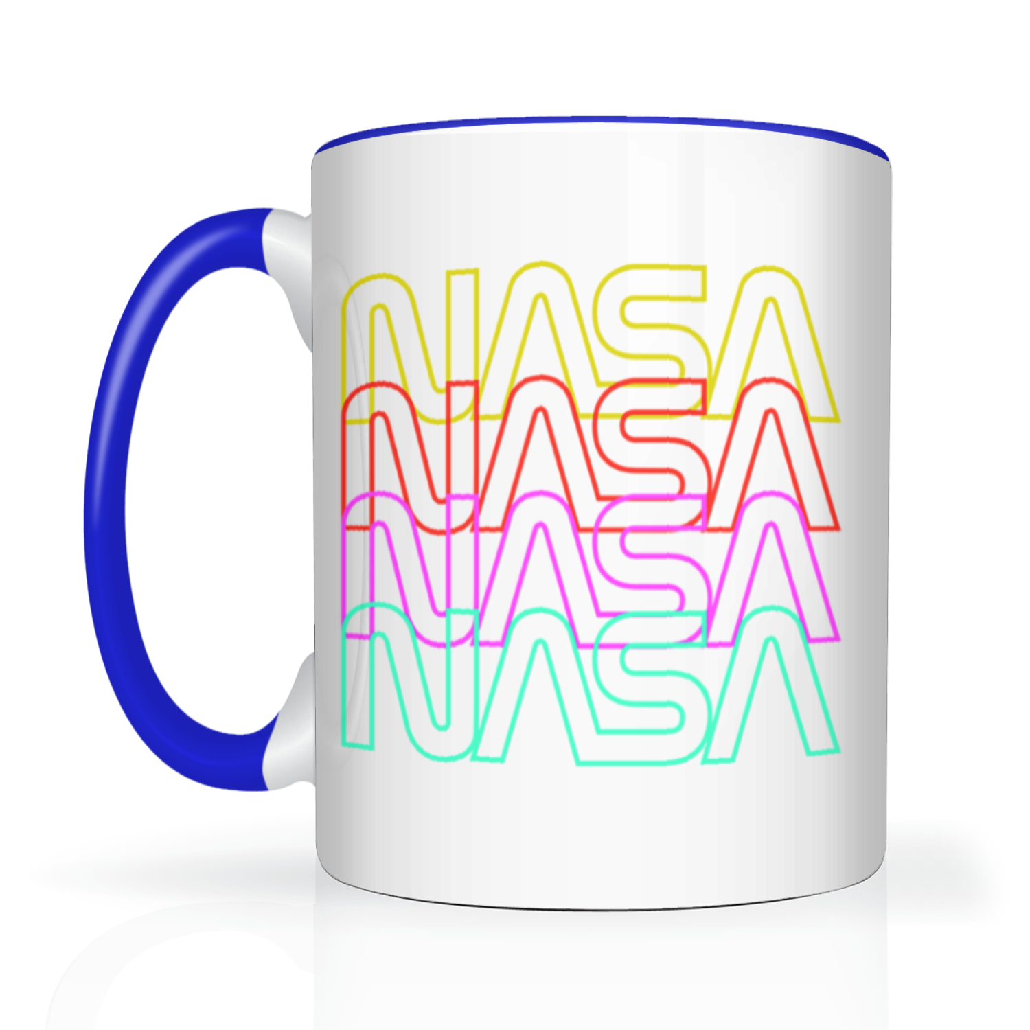 NASA Worm 2 Tone 15oz Mug