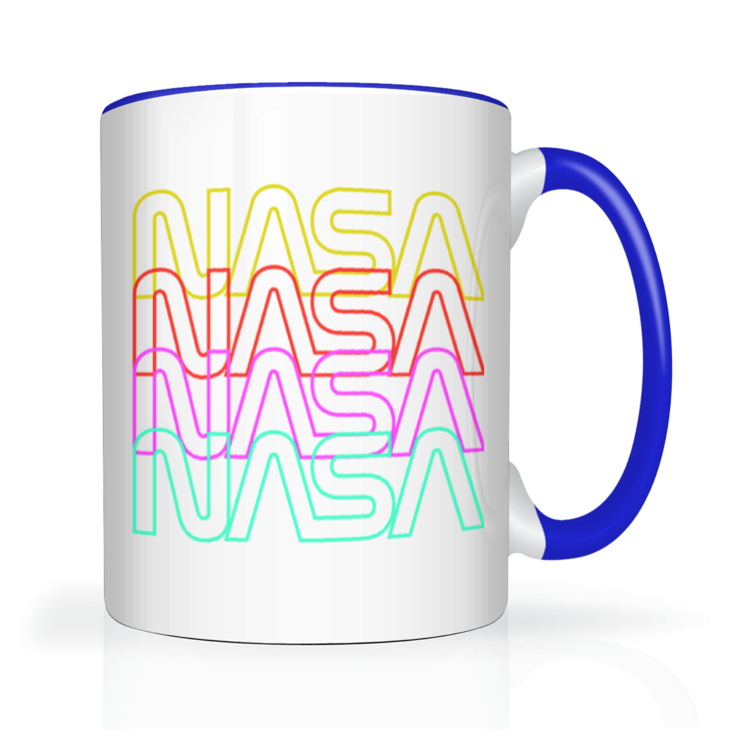 NASA Worm 2 Tone 15oz Mug