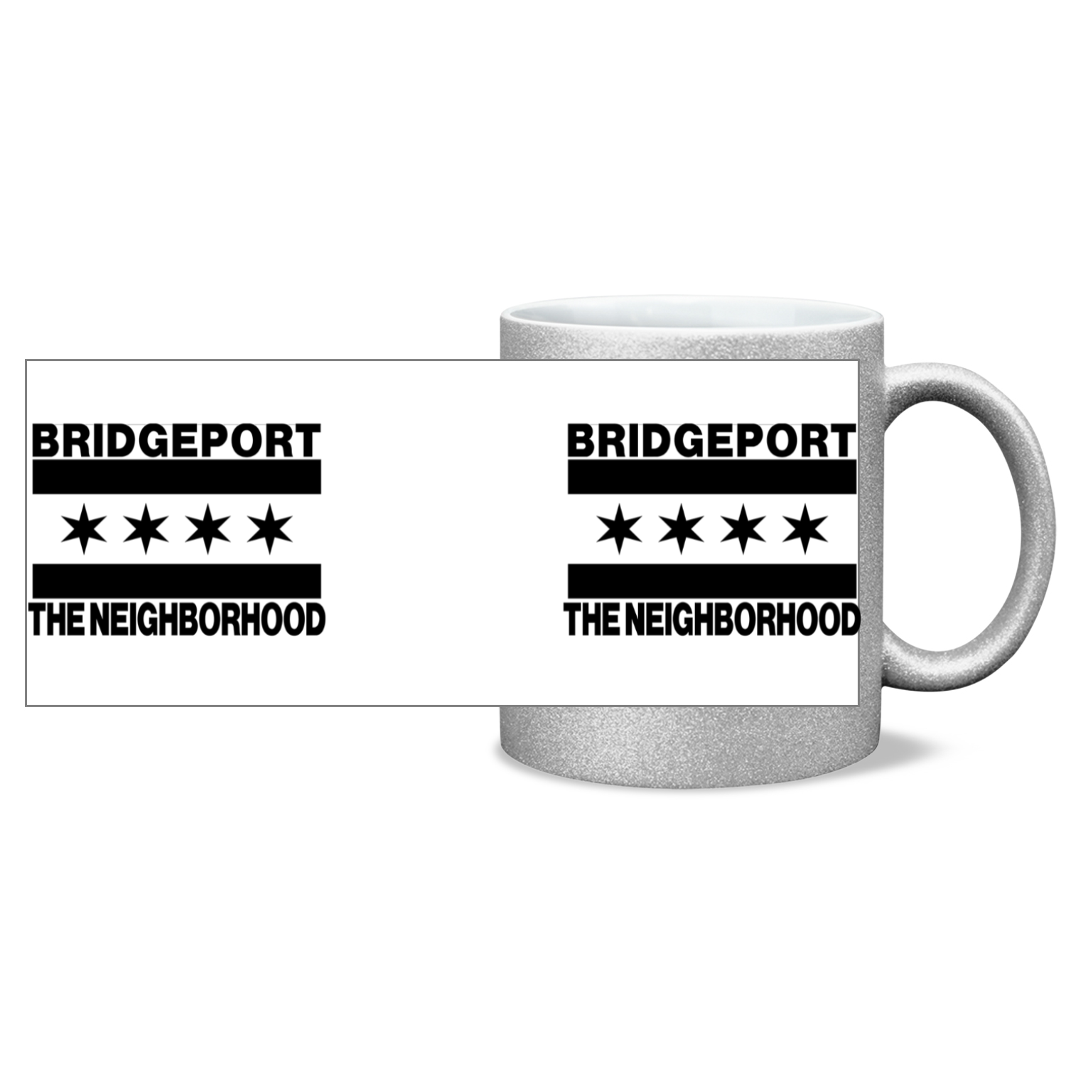 Chicago Flag Bridgeport 11oz Sparkling Mug