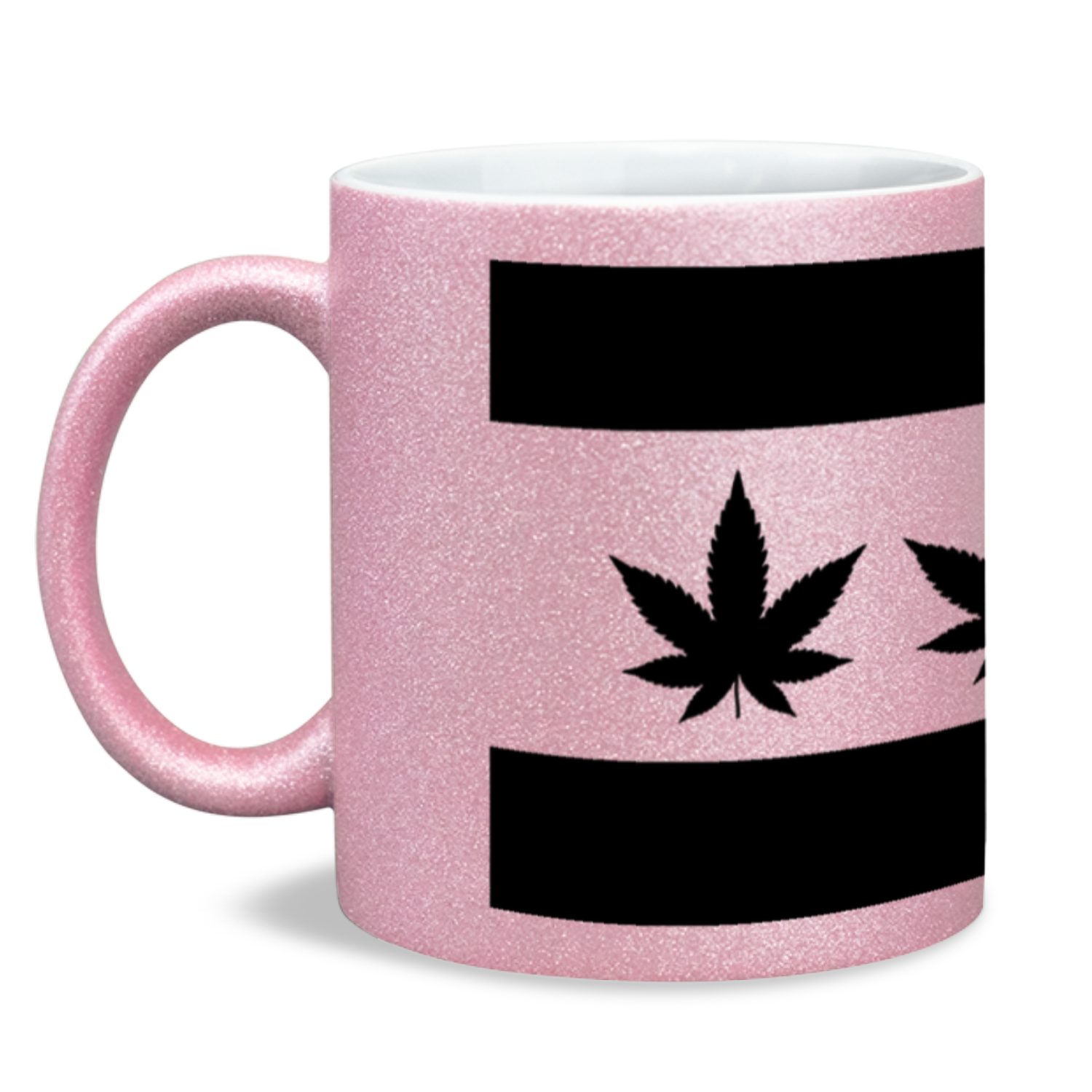 Chicago Flag Four Pot Leaf 11oz Sparkling Mug