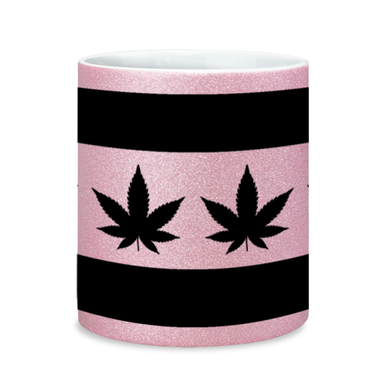 Chicago Flag Four Pot Leaf 11oz Sparkling Mug