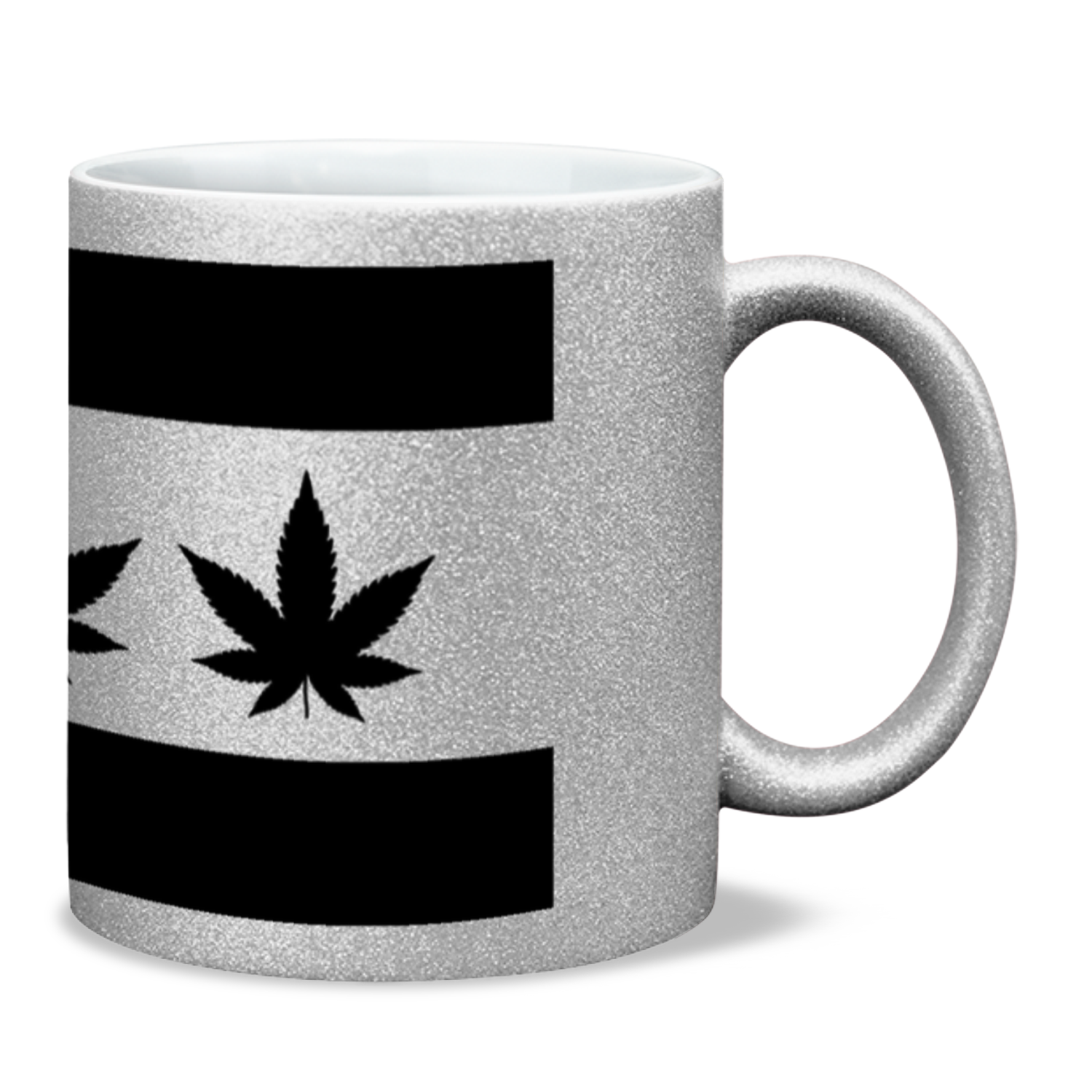 Chicago Flag Four Pot Leaf 11oz Sparkling Mug