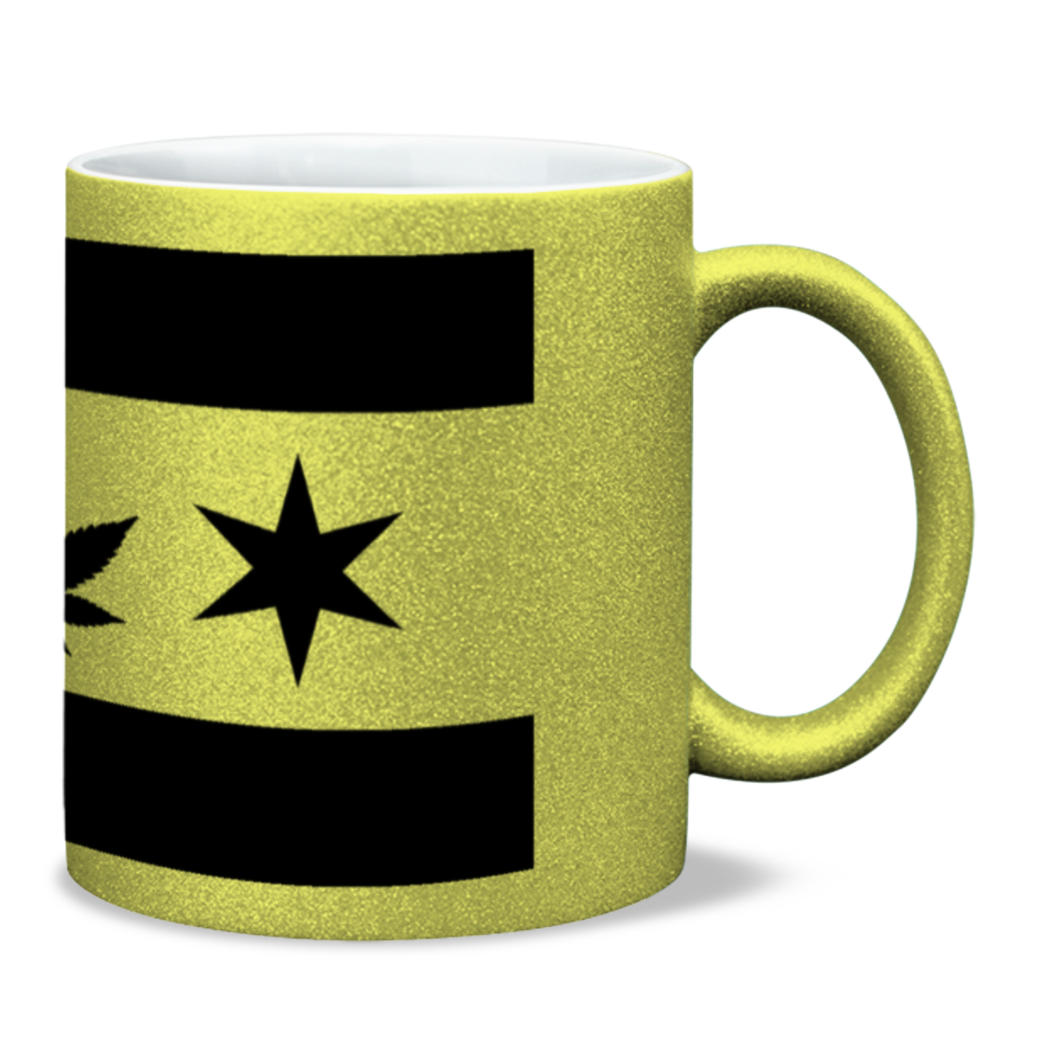 Chicago Flag Single Pot Leaf 11oz Sparkling Mug