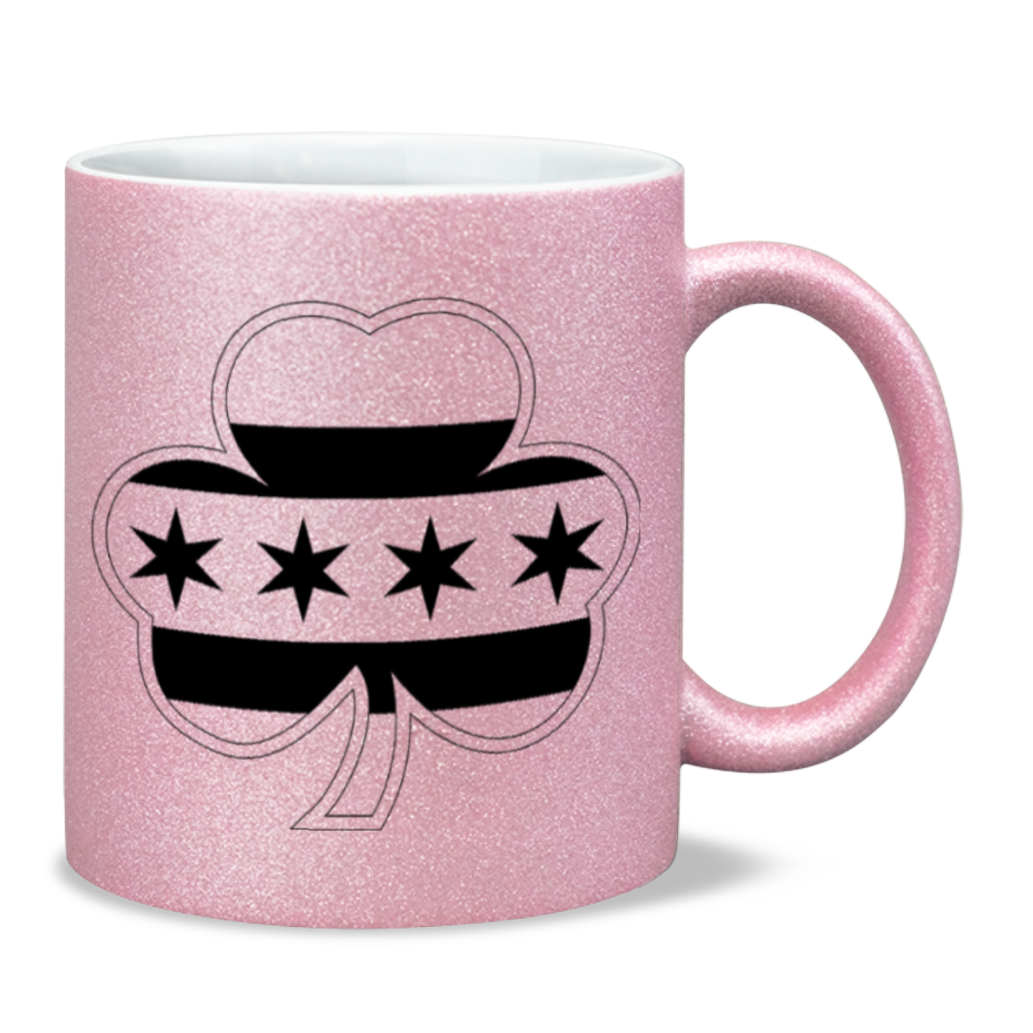 Chicago flag Shamrock St. Patty’s 11oz Sparkling Mug