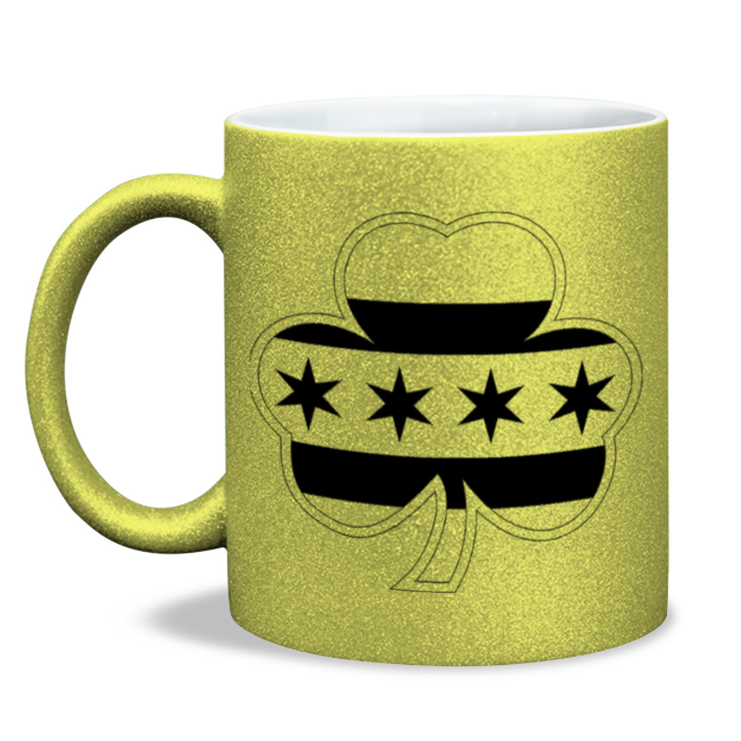 Chicago flag Shamrock St. Patty’s 11oz Sparkling Mug