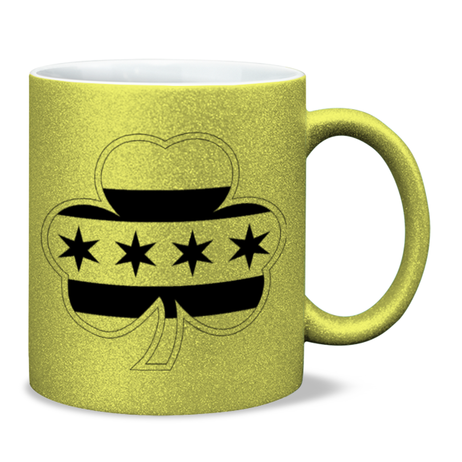 Chicago flag Shamrock St. Patty’s 11oz Sparkling Mug