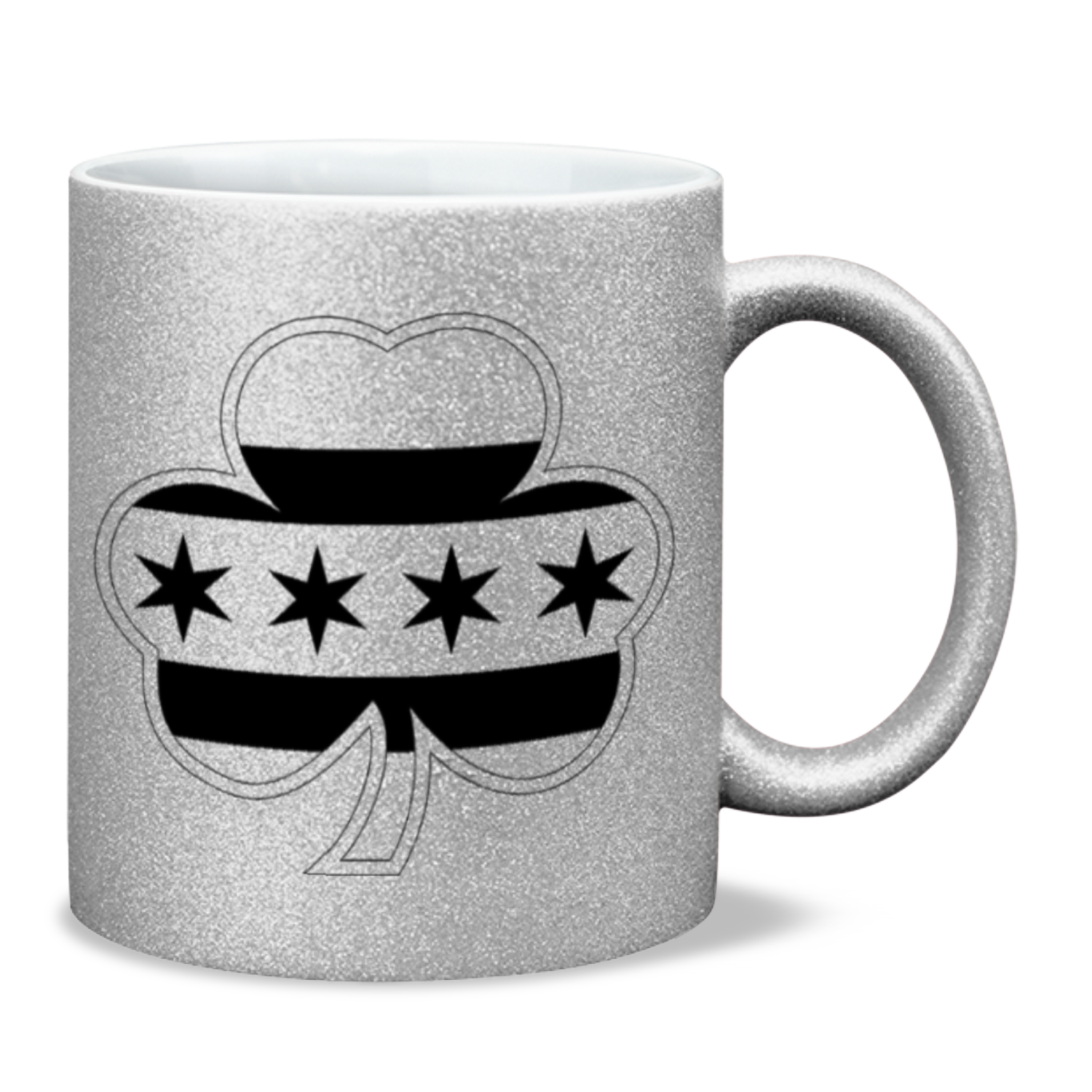 Chicago flag Shamrock St. Patty’s 11oz Sparkling Mug