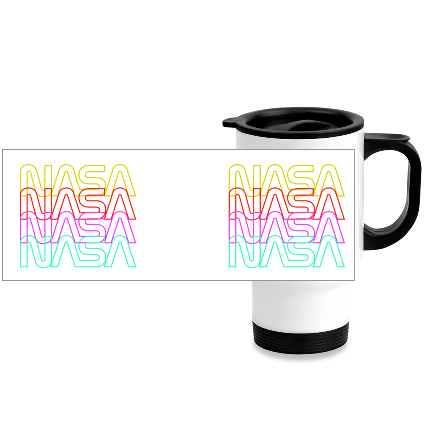 NASA Worm Stainless Steel Travel Mug