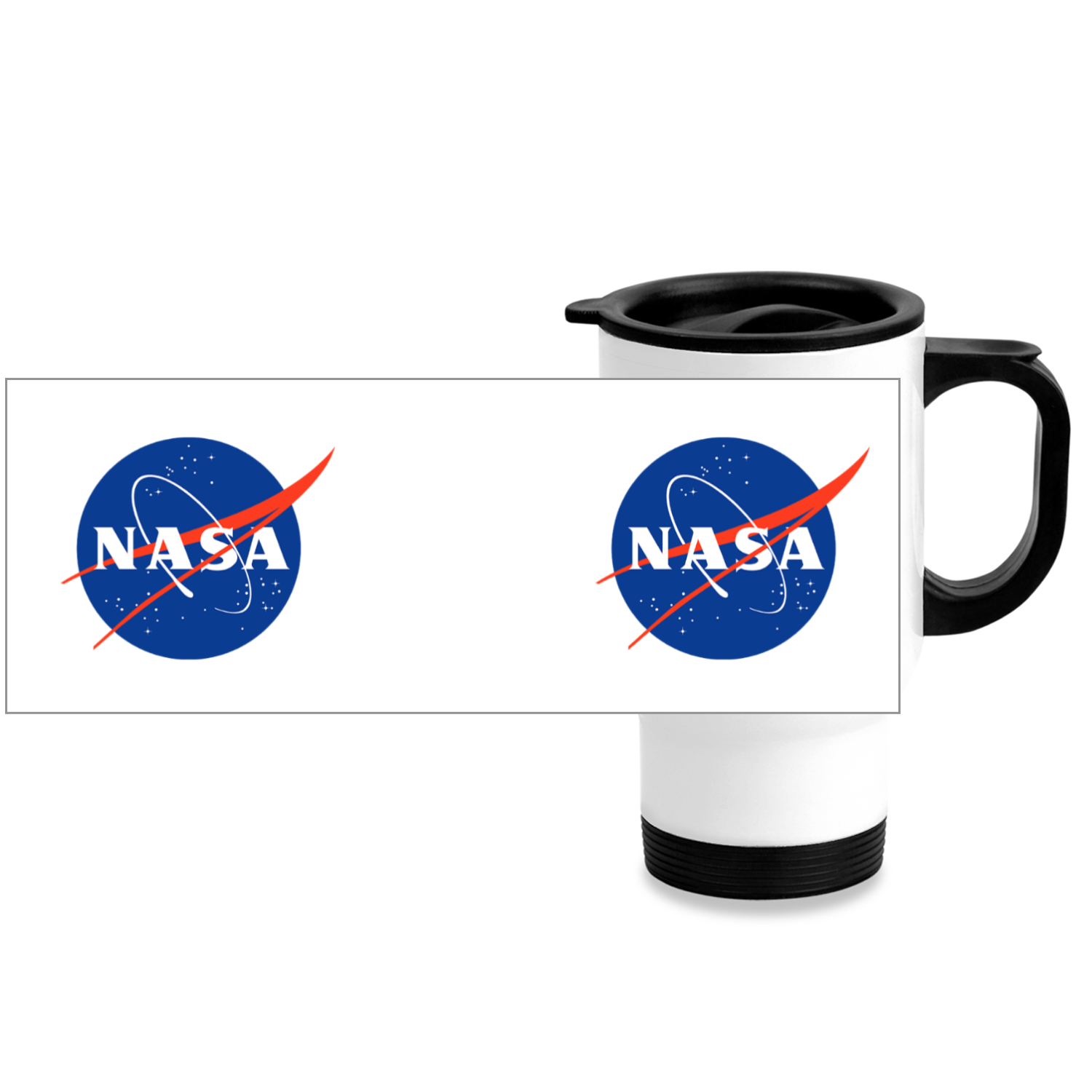 NASA Circle logo Stainless Steel Travel Mug