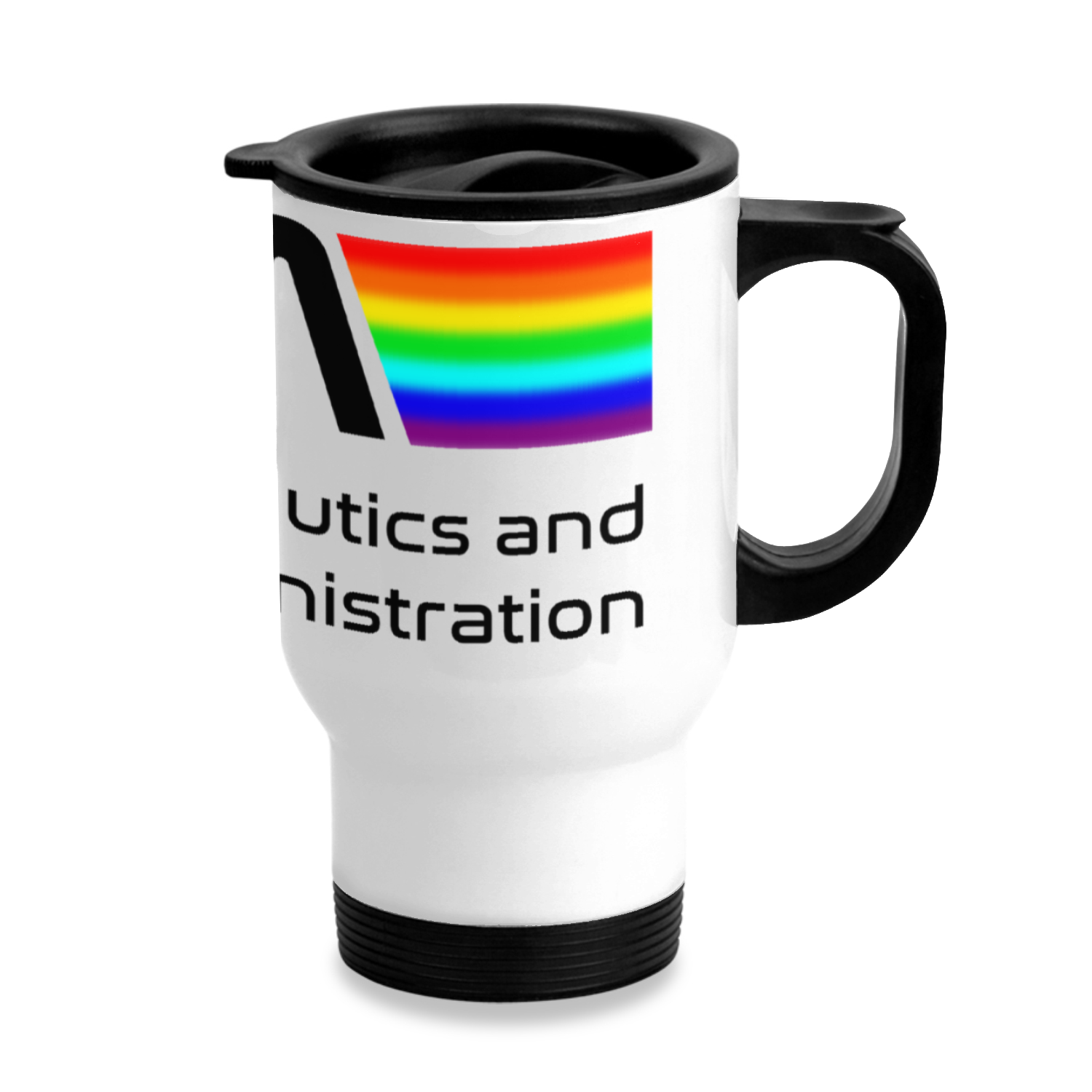 NASA Space Logo Stainless Steel Travel Mug