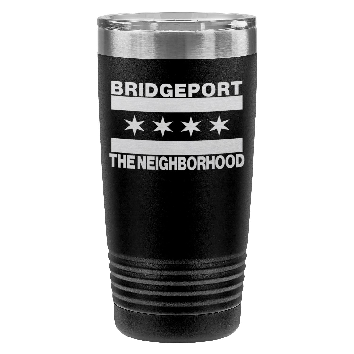 Chicago Flag Bridgeport 20oz Lazer Tumbler