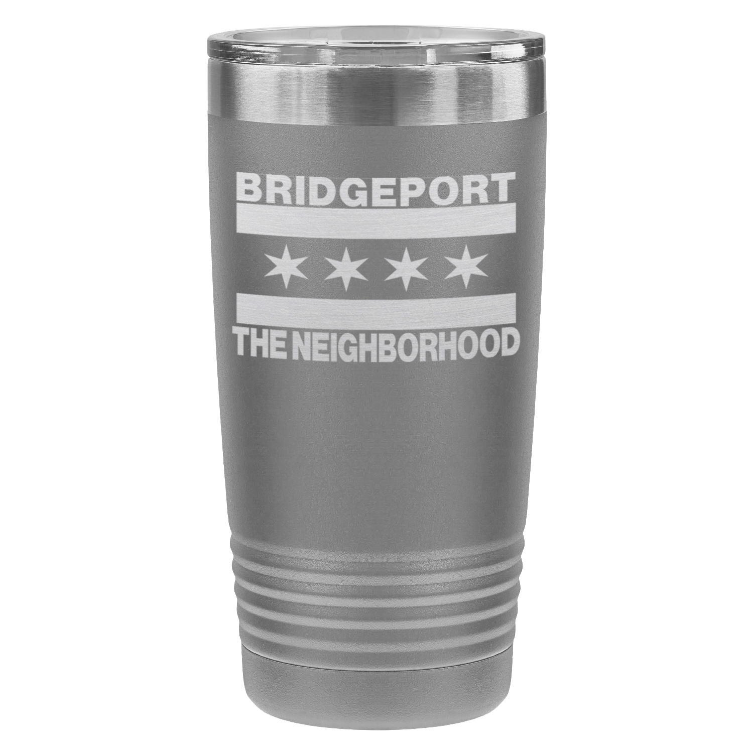 Chicago Flag Bridgeport 20oz Lazer Tumbler