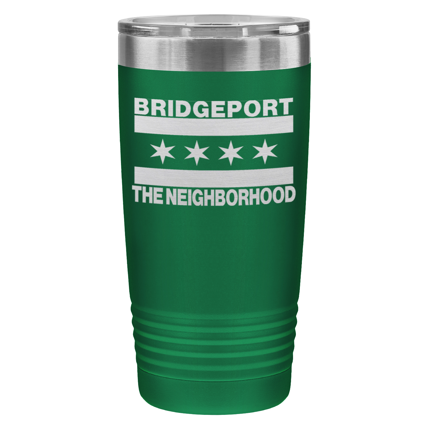 Chicago Flag Bridgeport 20oz Lazer Tumbler